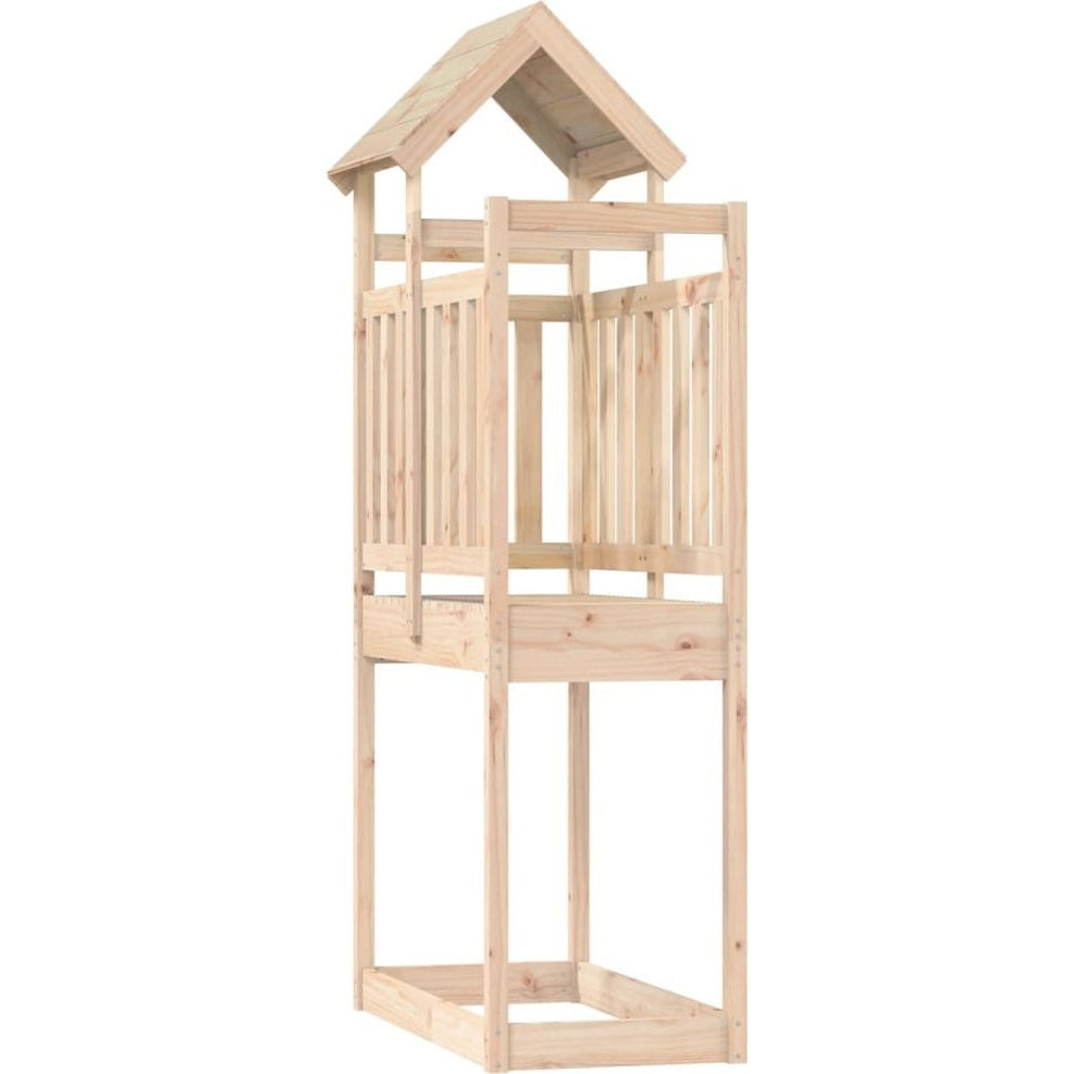 265482 - VIDA XL Kullë lojërash 52,5x110,5x214 cm Dru i fortë pishe