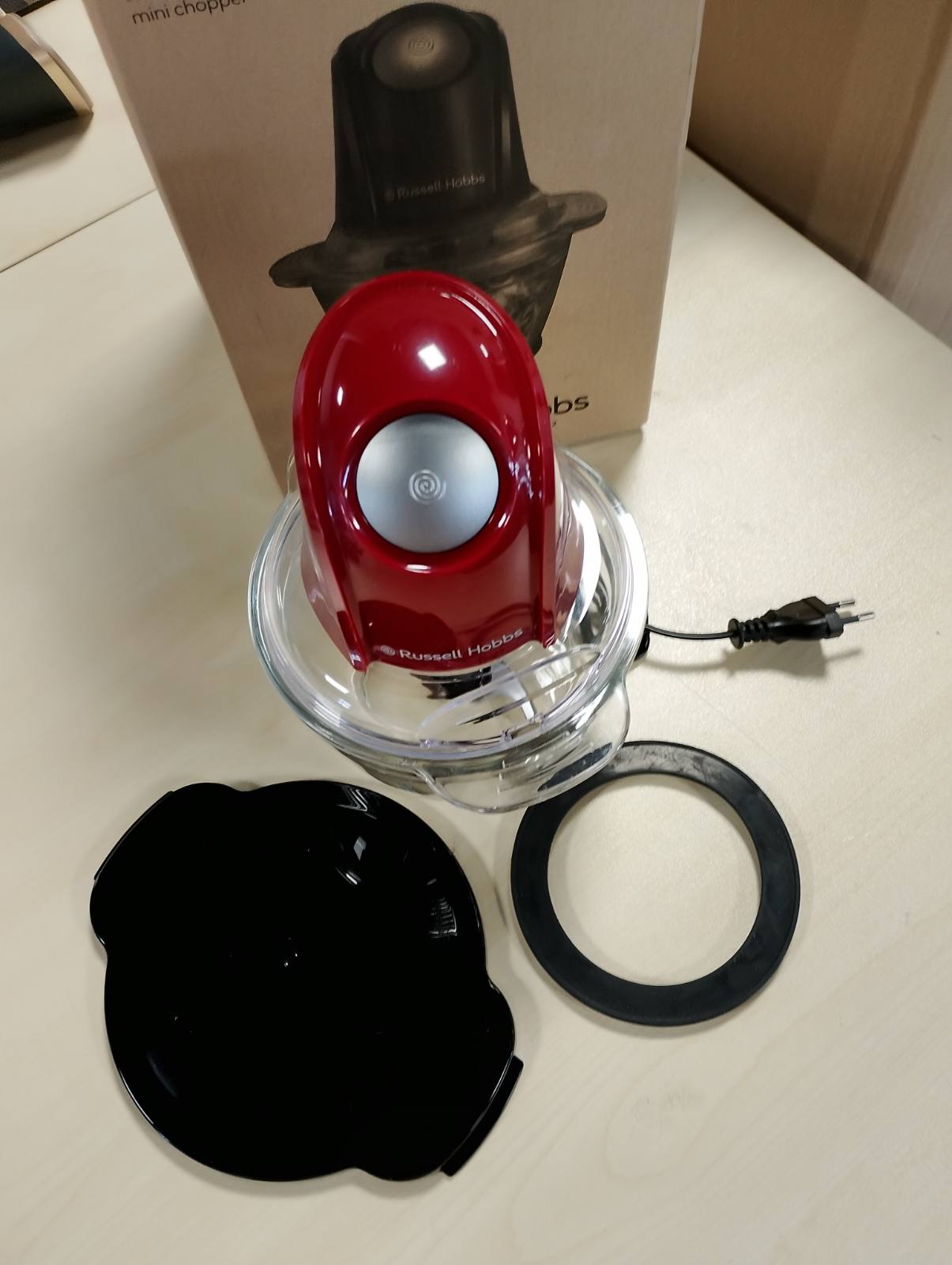 162549 - RUSSELL HOBBS Grirëse Elektrike Mini Desire Red, 500ml, për Perime, Fruta dhe Mish, Modele 24660-56