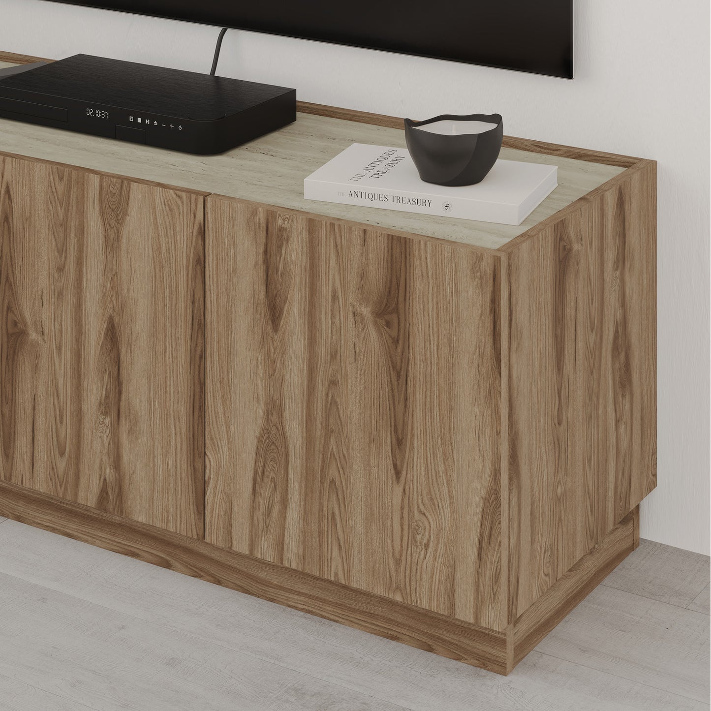 244444 - vidaXL Dollap i Ulët Sonoma Oak 100 cm – Dru i Përpunuar