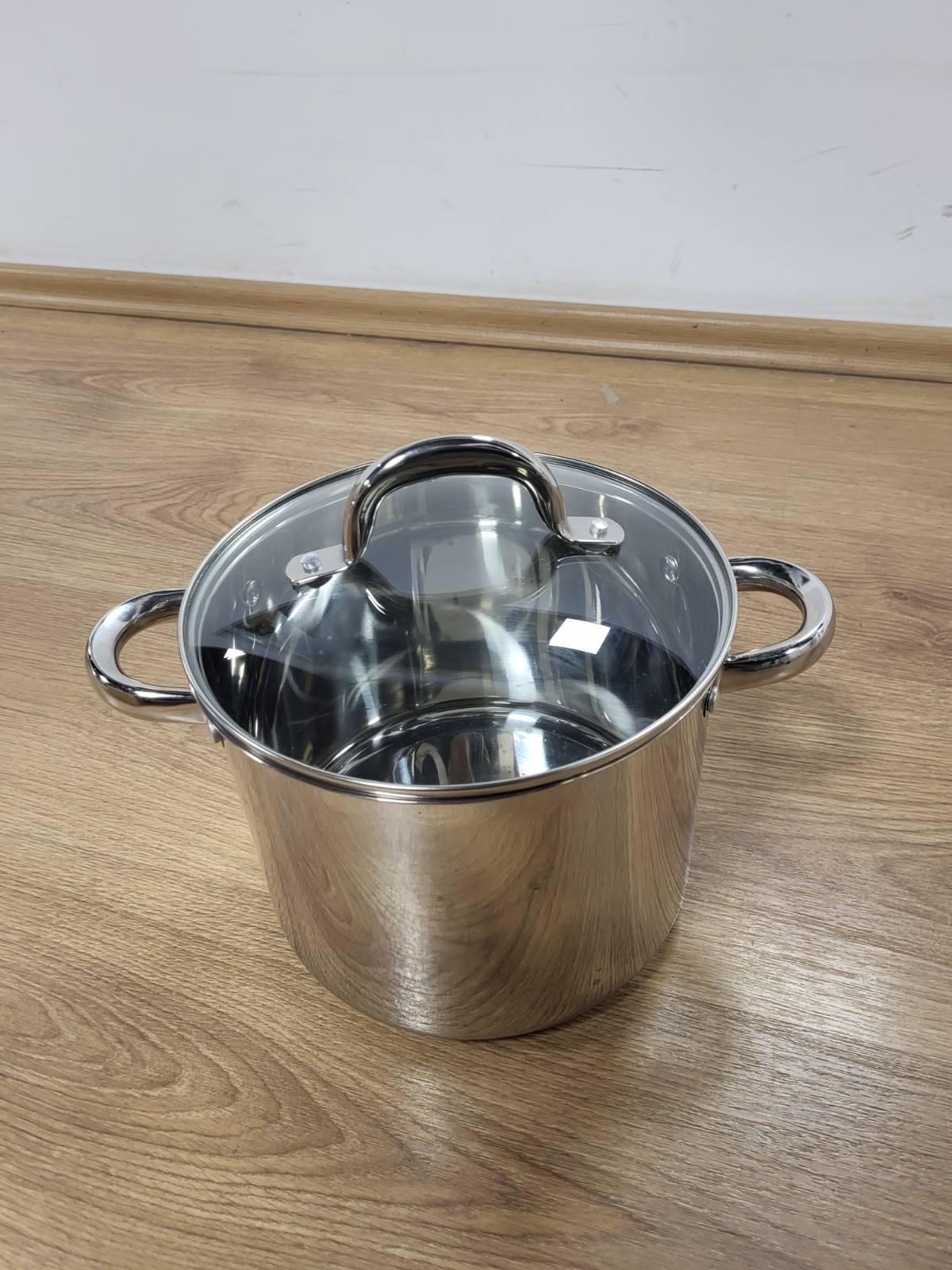 184476 - GSW MONTREAL Tenxhere Gatimi me Kapak - Çelik Inox, 20cm, Kapacitet 5 Litra, Argjendi, E Përshtatshme për Induksion dhe Përdorim në Furrë