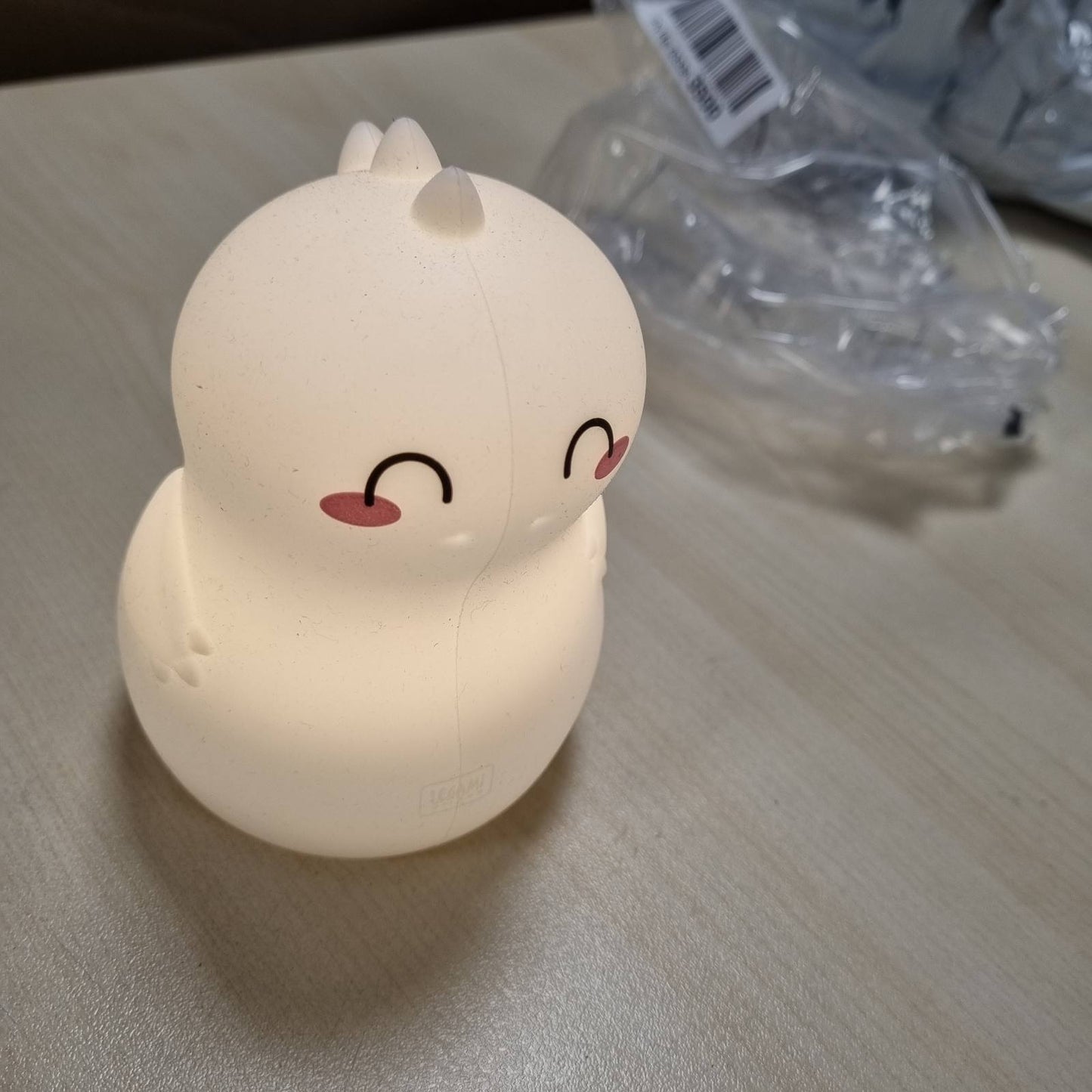 185514 - LEGAMI Dritë Nate e Rikarikueshme për Fëmijë, Soft Dreams me Temë Dino, Shumëngjyrëshe, Kabllo USB Type-C e Përfshirë, Madhësi 8.3 x 13 cm