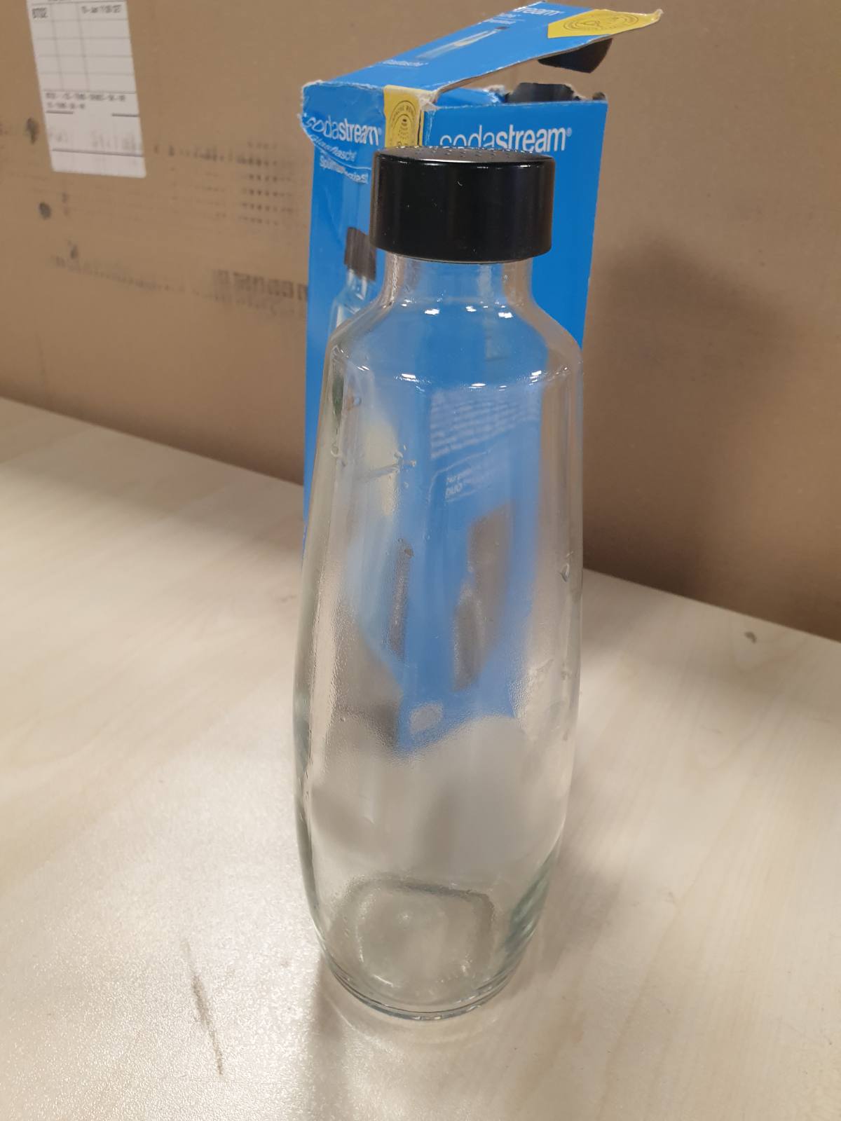 185890 - SODASTREAM Shishe Qelqi 1L, E Pajtueshme me Modelet SodaStream DUO dhe E-DUO, Nr. 1 Pako