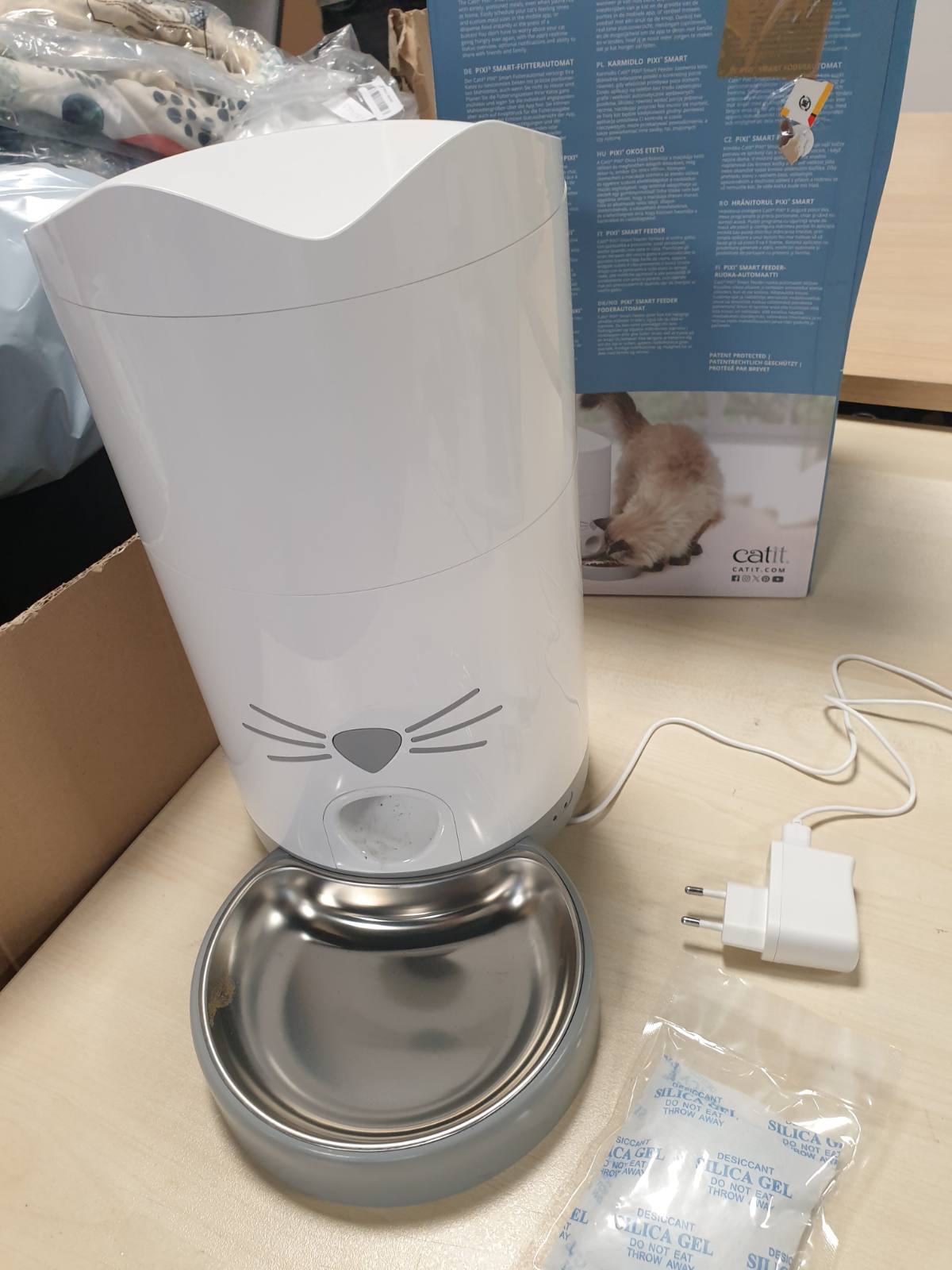 195064 - CATIT PIXI SMART Ushqyes Automatik për Macet, i Kontrolluar me Aplikacion, Kapaciteti 1.2 kg