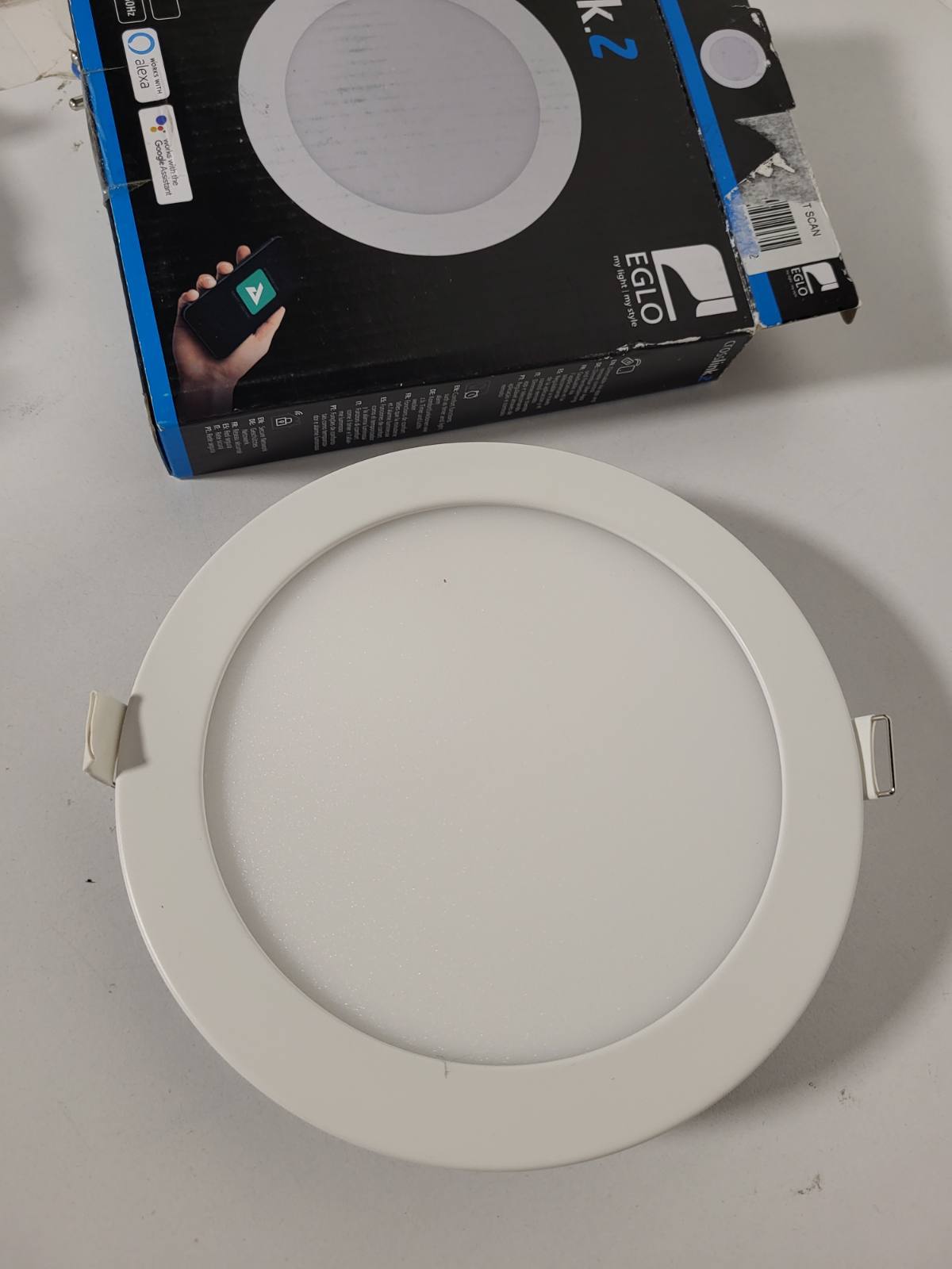 218812 - EGLO Dritë ndriçimi LED e futur Fueva 5, Ø 16.6 cm, e errësueshme, çelik dhe sipërfaqe ndriçimi plastike, e bardhë, thellësi instalimi 26 mm, e bardhë e ngrohtë