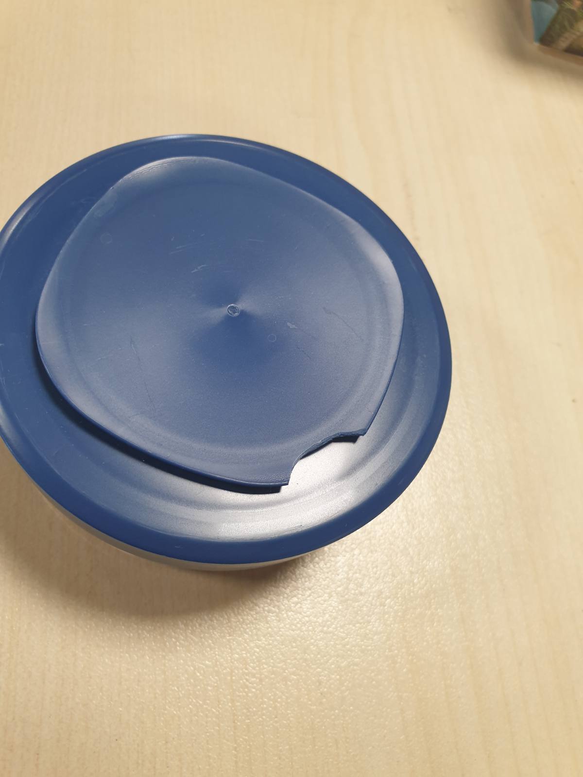 219545 - MEPAL - Filxhan për musli, kapacitet 300 ml + 120 ml, i përshtatshëm për ngrirje, mikrovalë dhe lavastovilje, blu e ndezur