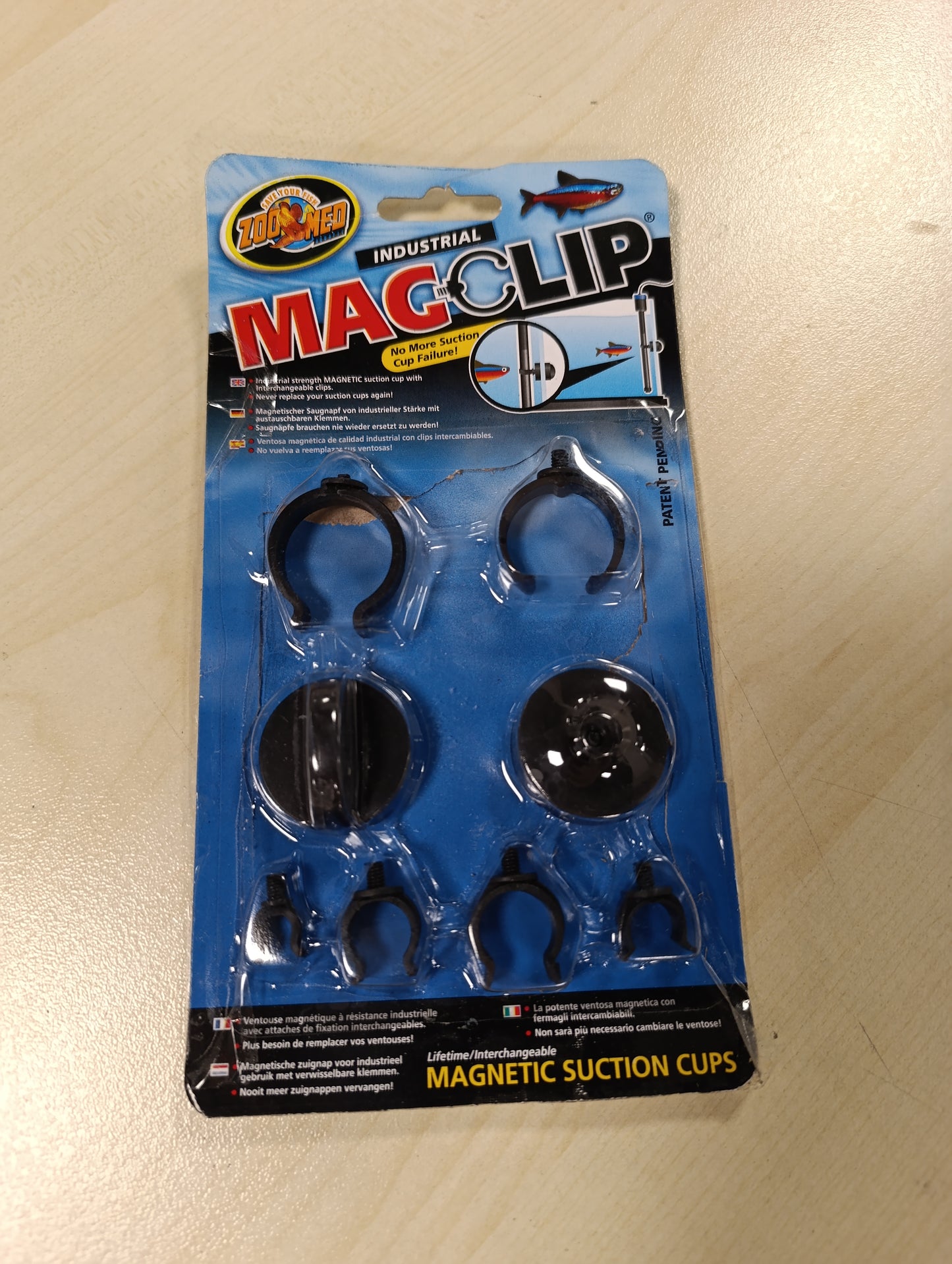220423 - ZOO MED MS-1E MagClip - Mbajtëse magnetike për akuariume dhe terrariume