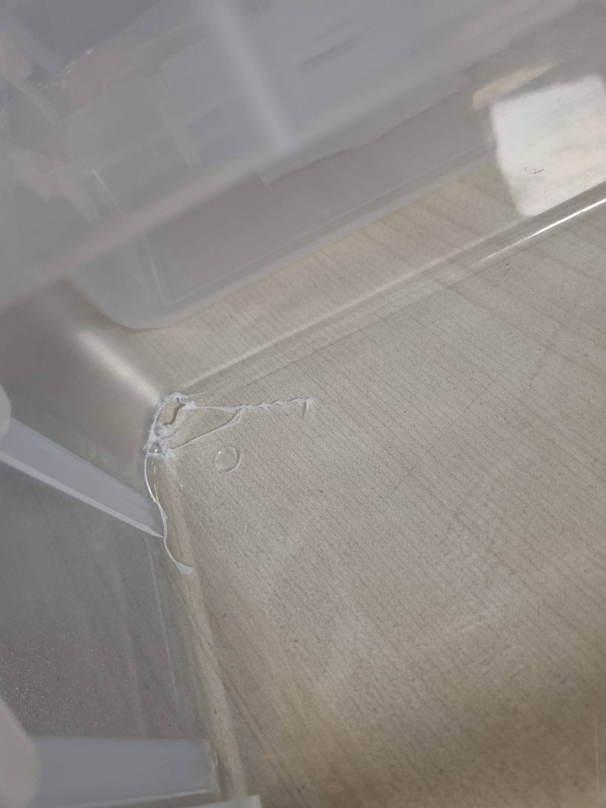 224271 - RELAXDAYS Kuti plastike transparente, 9 ndarje, HWD 14x33x19 cm, blu