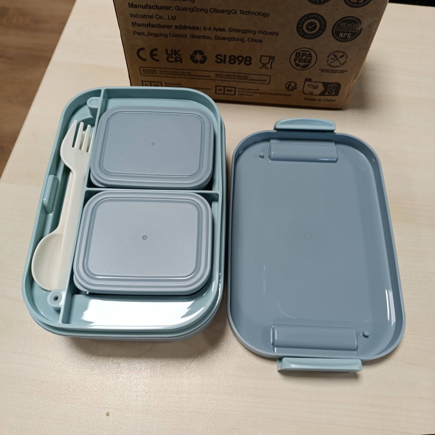 224880 - LEIKEEGO KUTI DREKE PËR TË RRIJTUR, 1900ML, KUTI BENTO E PAPËRSHKUESHME NGA LIKUIDIMI PËR ZYRË, SHKOLLË, E GJELBËR