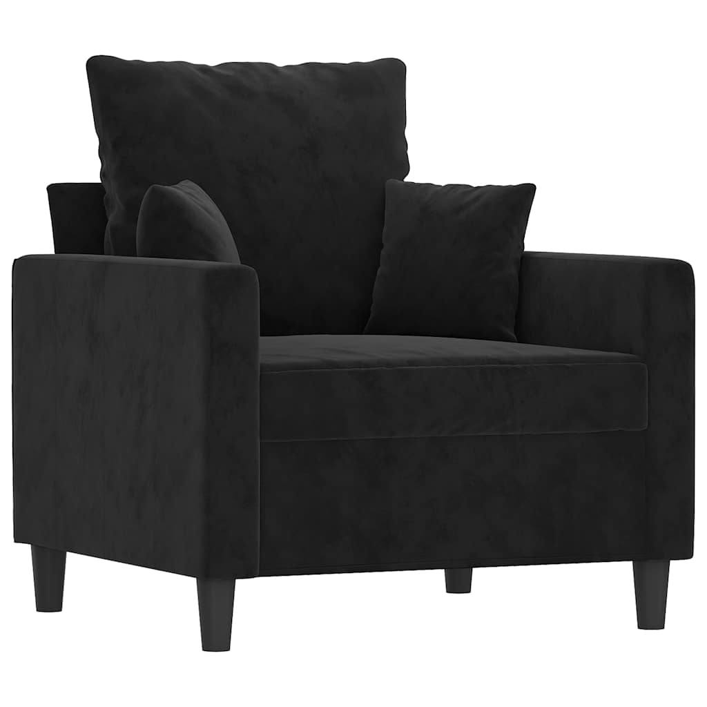 244692 - vidaXL Kolltuk Divani i Zi 60 cm Kadife