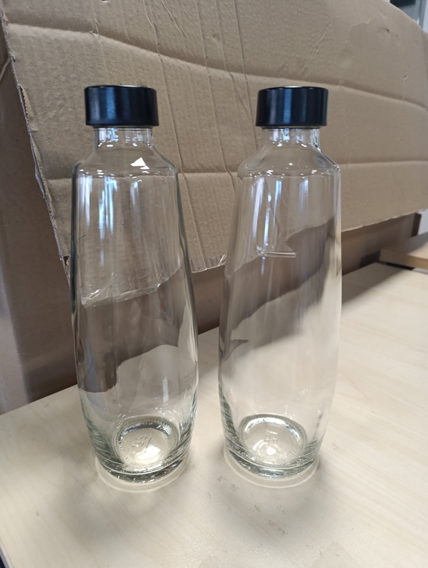 252692 - SODASTREAM Shishe qelqi 1L DUO, e pajtueshme me DUO dhe E-DUO, mund të lahet në lavastovilje, pako me 2 copë