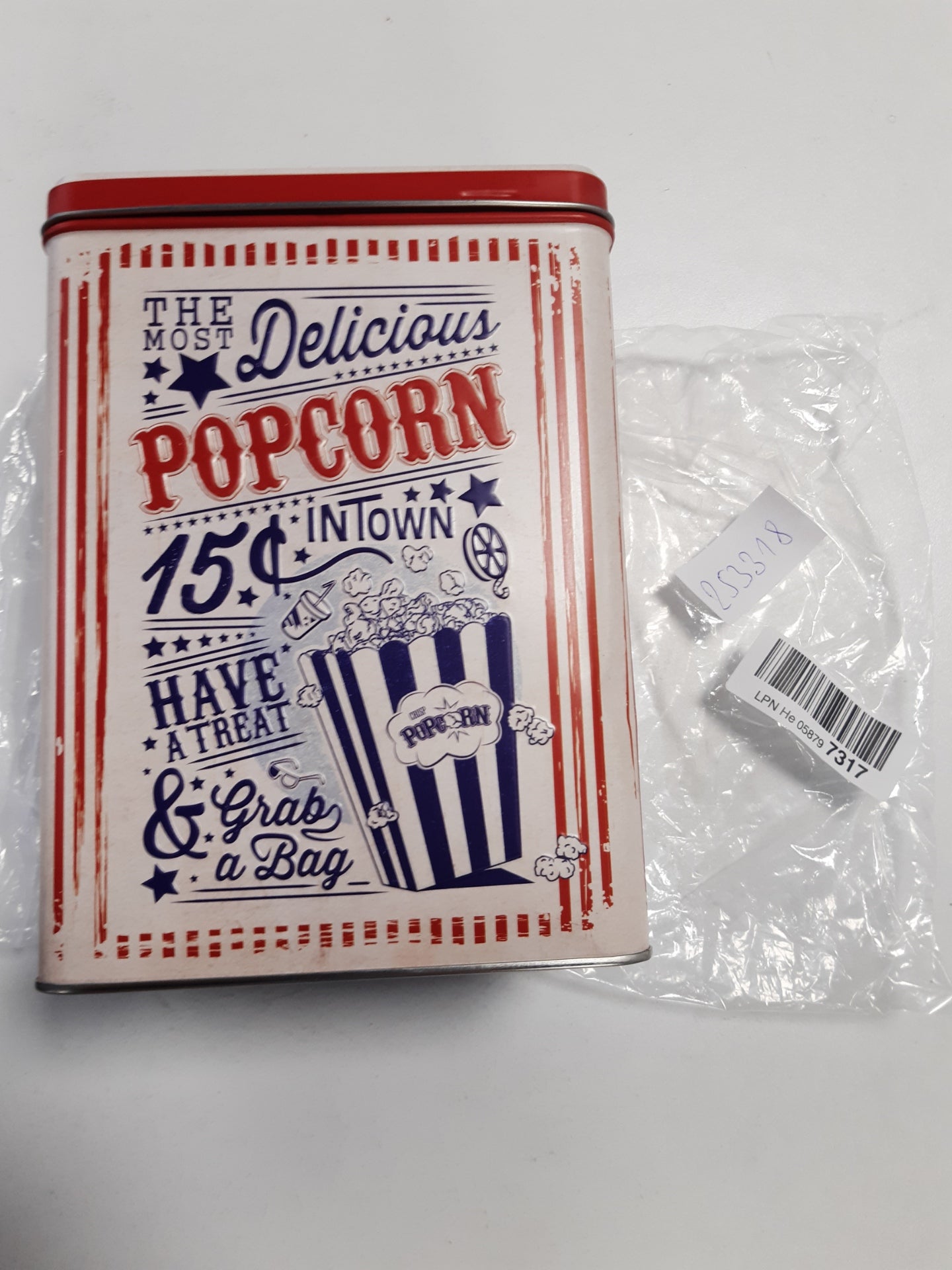 253318 - KOKOSHKA Kuti Retro për Ruajtje Nostalgjike Art, L, 3 l, Dizajn Vintage