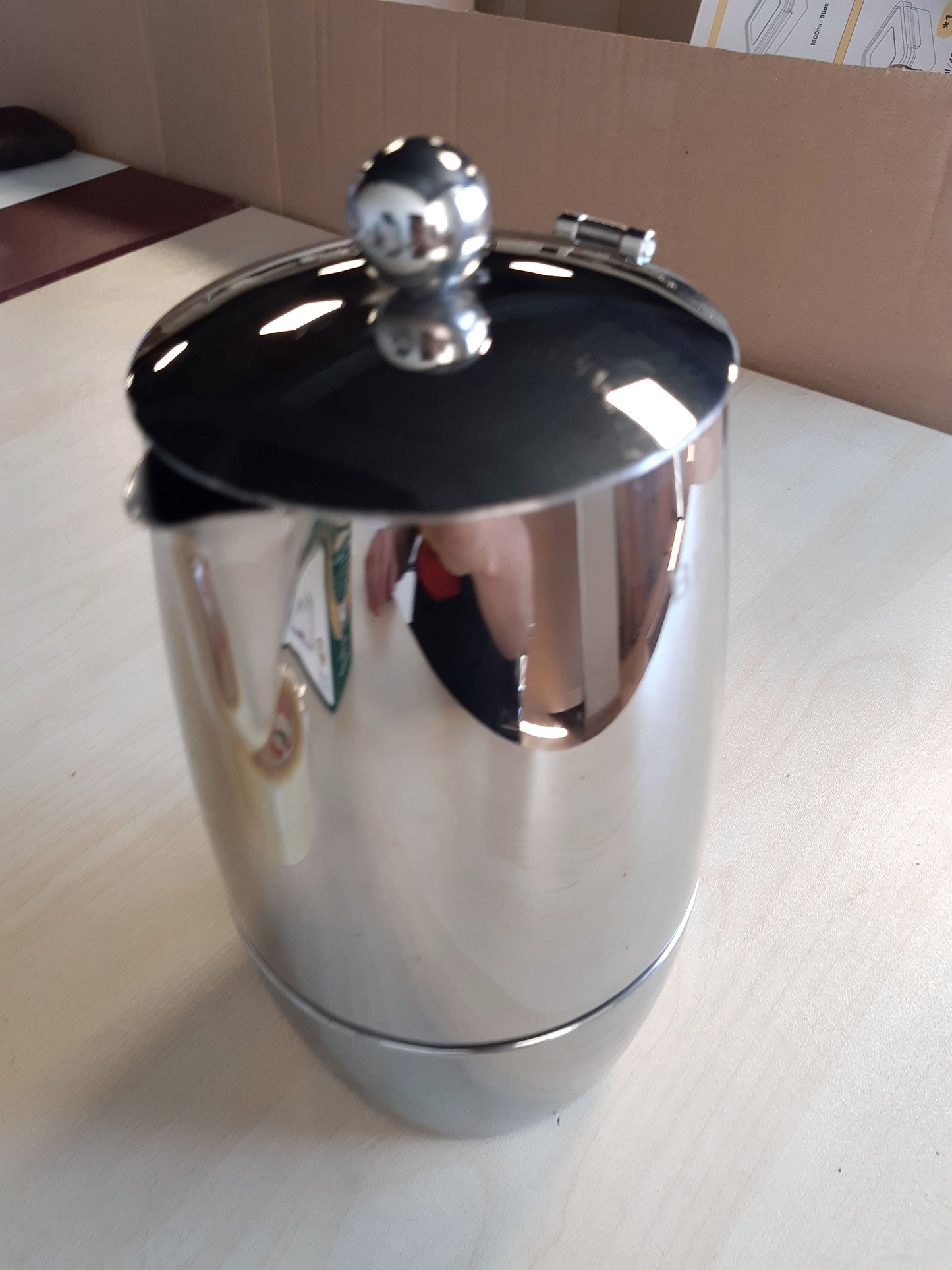 255195 - BRA Makinë kafeje italiane Magna, 10 filxhanë, çelik inox 18/10