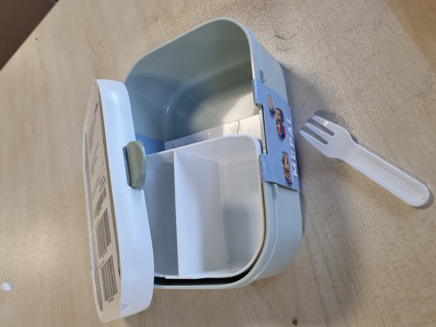 258028 - MEPAL Kuti Dreke për Fëmijë Campus Little Dutch, 750 ml, kuti bento me ndarje dhe pirun, pa BPA, e mundshme për lavatriçe