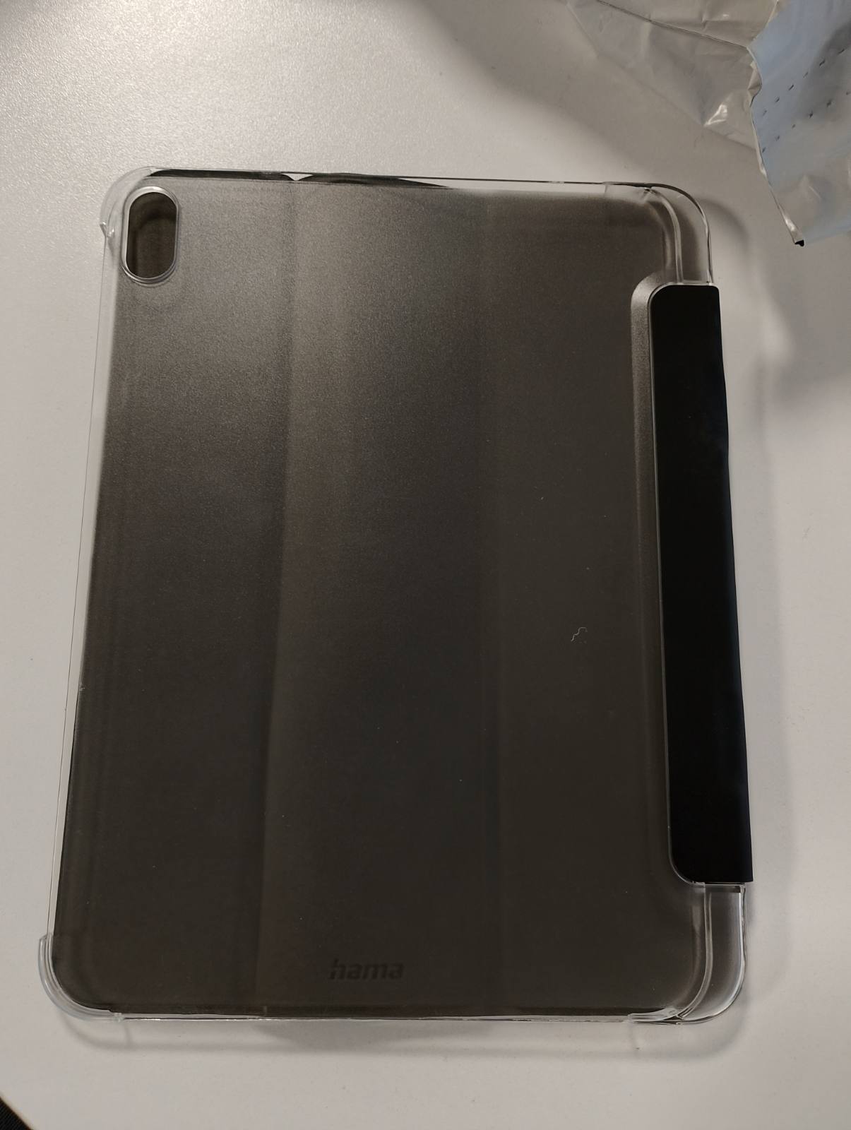 266563 - HAMA Mbështjellëse për Apple iPad 11" (2025)/iPad 10.9" (2022), Mbajtëse stilolapsi, Funksion mbështetëse, Magnet, Mbulesë tableti, Mbulesë me rrota, Mbulesë me mbajtëse stilolapsi, Pjesë e pasme transparente, E zezë.