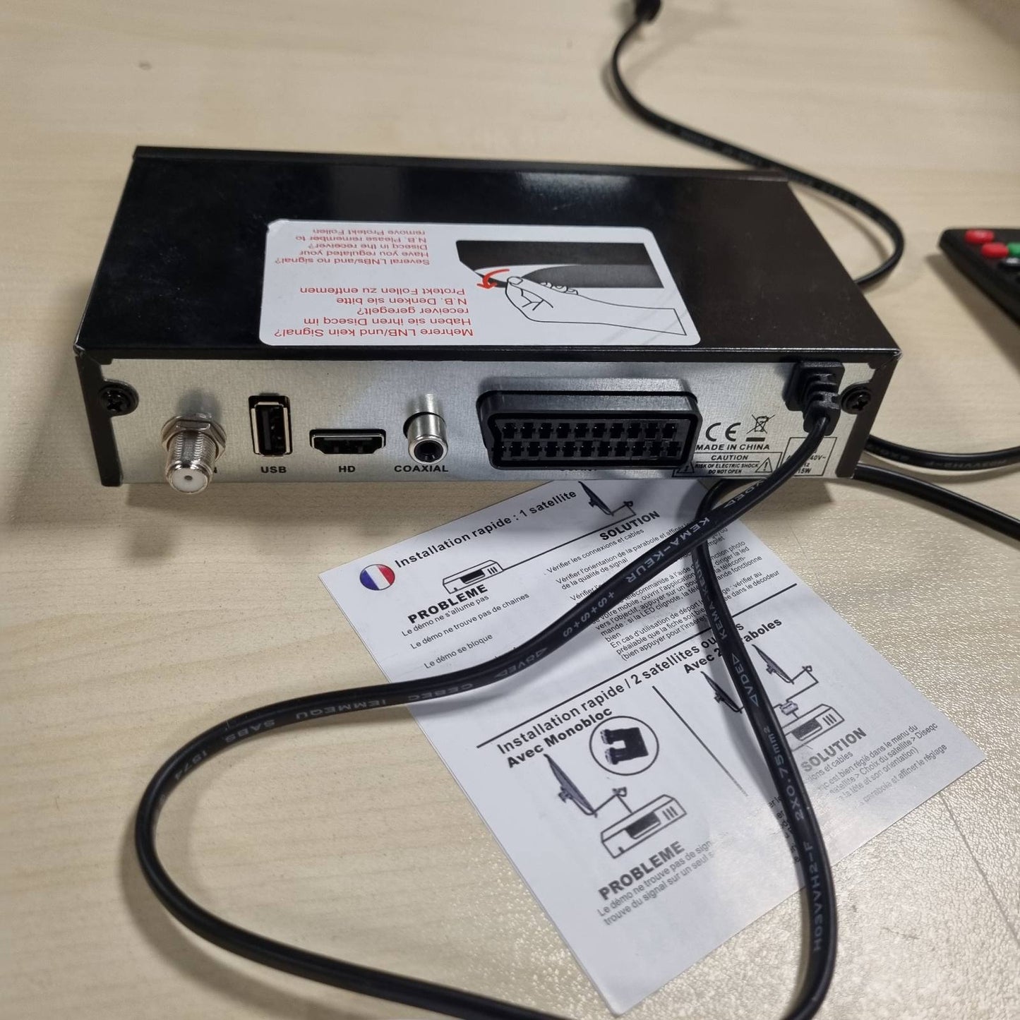 268465 - LEYF Marrës Dixhital 2809, Marrës Satelitor, HDTV, DVB-S/S2, HDMI, SCART, 2X USB 2.0, Full HD 1080p