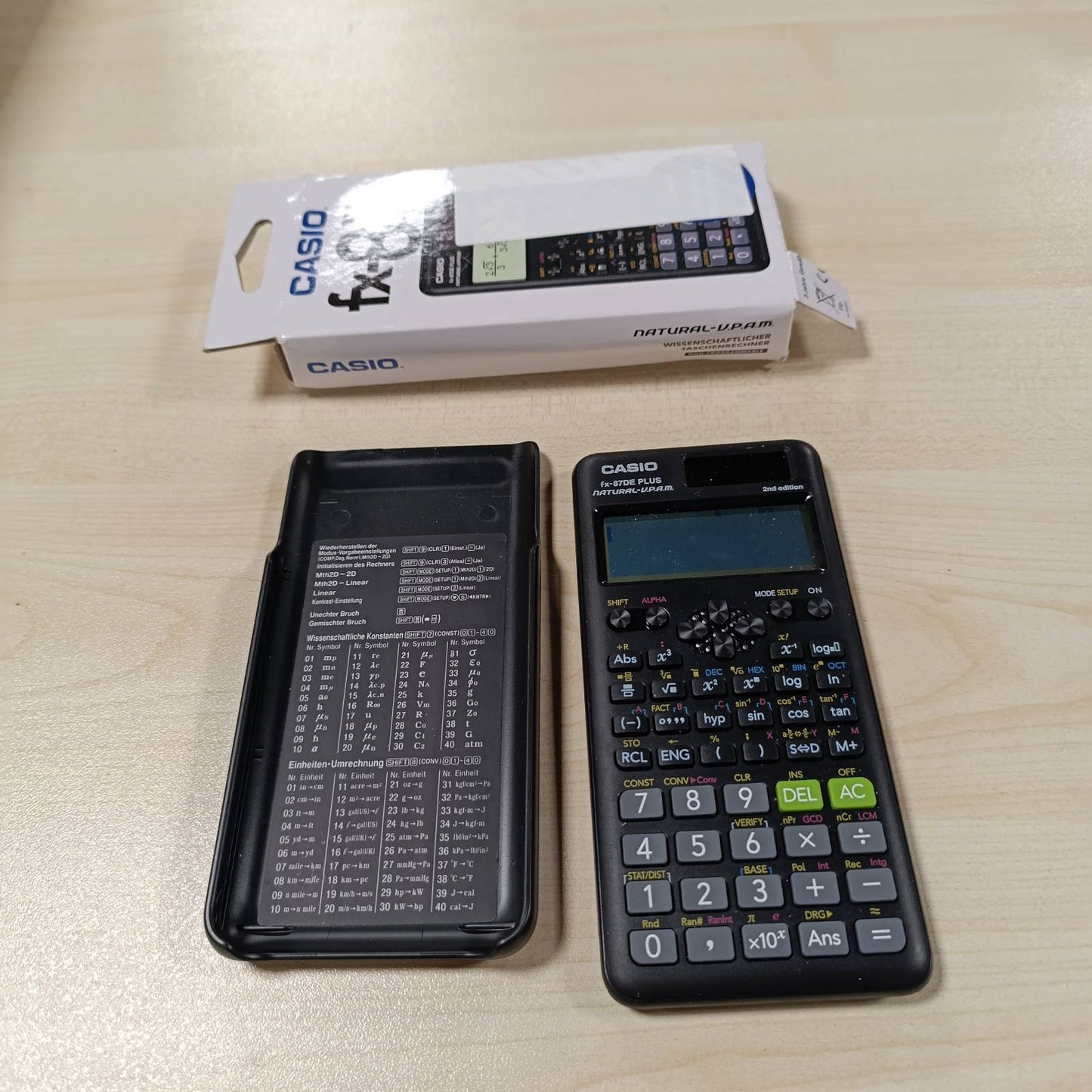 268521 - CASIO Kalkulator Shkollor Shkencor-Teknik FX-87DE Plus-2, i Zi