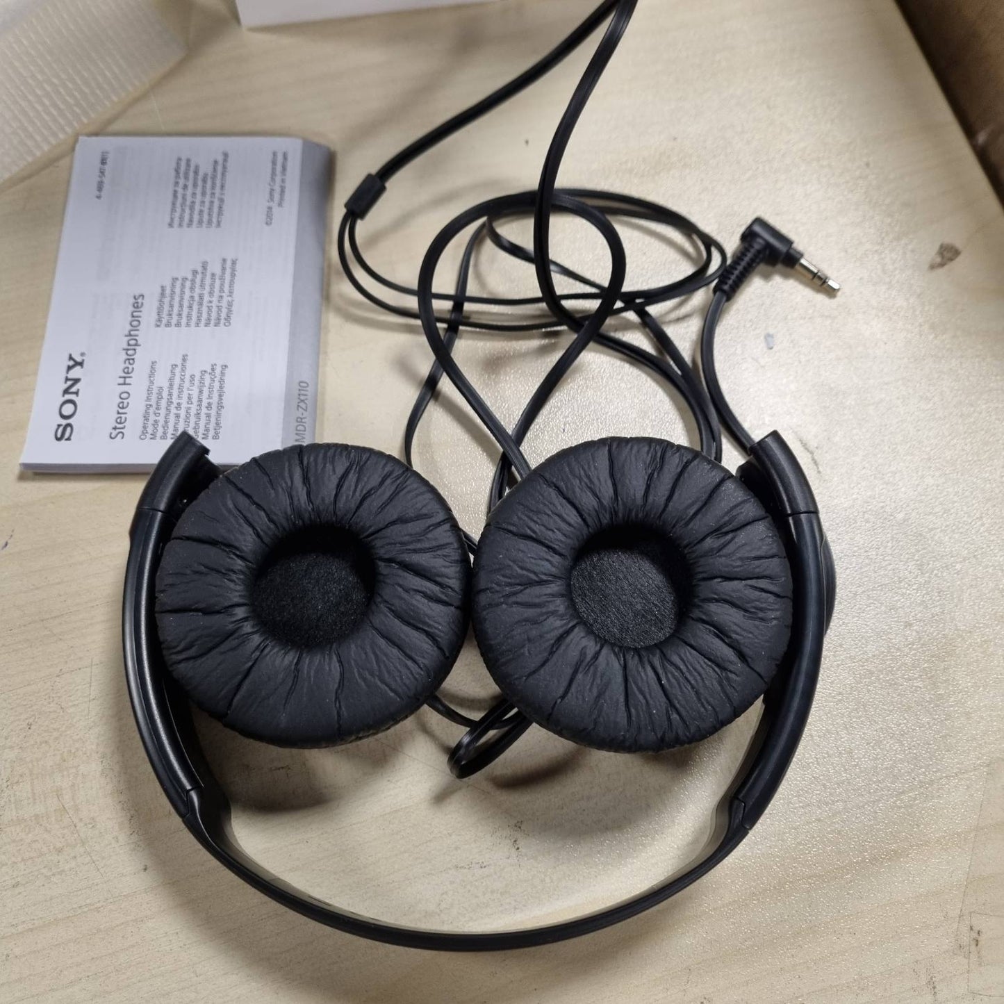 268970 - SONY Kufje MDR-ZX110 të palosshme mbi vesh, të zeza, pa mikrofon, 25