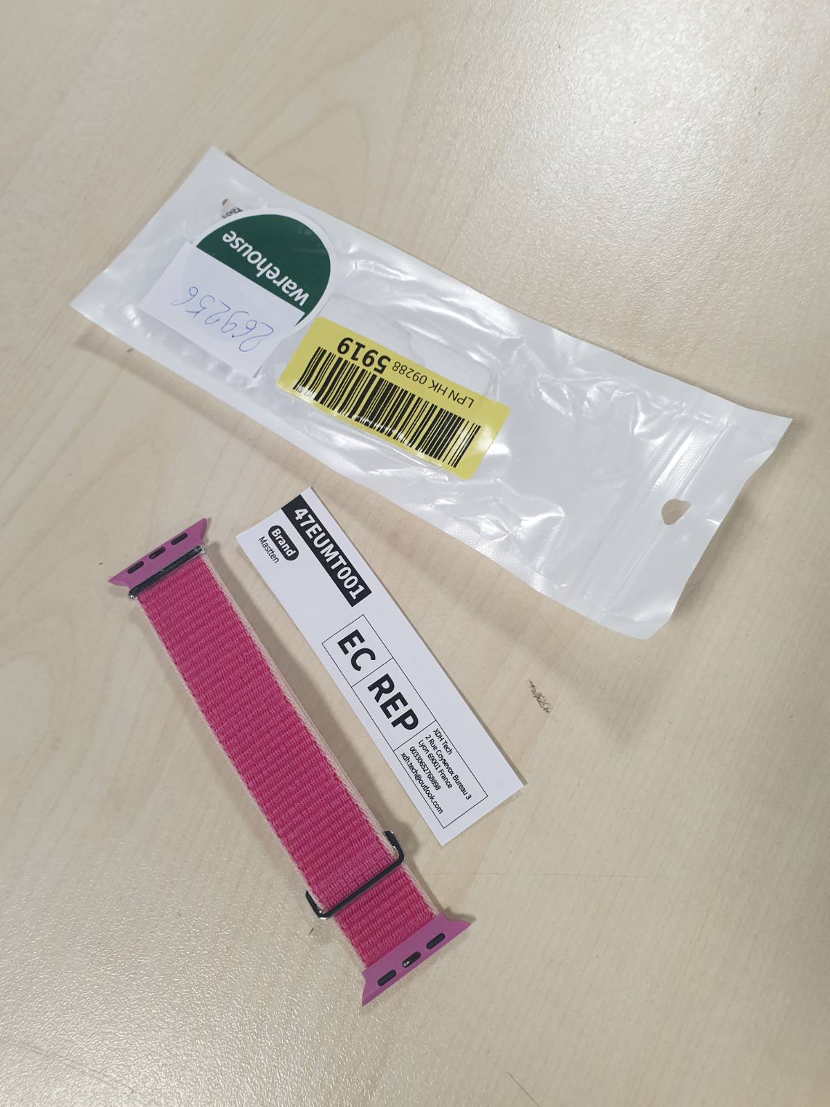 269256 - RIP MASTTEN Rrip Sport Loop i pajtueshëm me rripin Apple Watch 40mm 41mm 42mm 38mm, Rrip i butë najloni me mbyllje Velcro për Apple Watch 11 10 9 8 7 6 5 4 3 2 1, rrip iWatch SE 3 2 1, ngjyrë shege