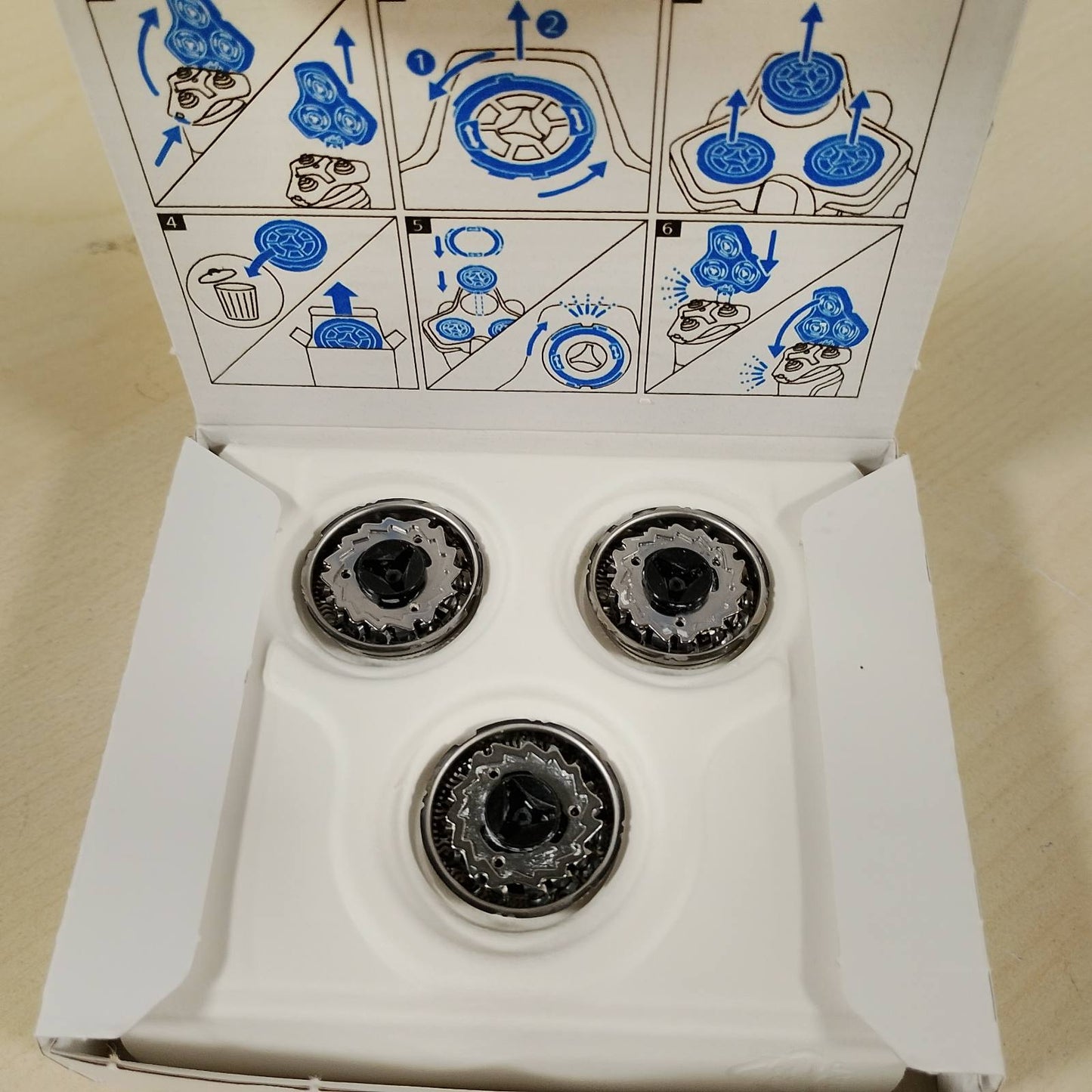 271199 - PHILIPS Kokat e rrojës të pajtueshme me serinë S8000, S9000 dhe 9000 Prestige, 3 pjesë, Model SH91/50