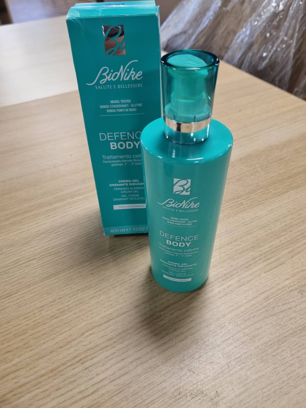 271286 - BIONIKE Defence Body - Trajtim krem-xhel anticelulit 400 ml - Veprim tharës dhe reduktues, efekt i të ftohtit