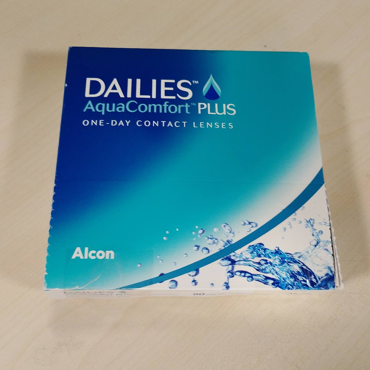 271321 - LENTE Dailies AquaComfort Plus, 90 lente, BC 8.7 mm, DIA 14.0 mm, +0.35 dioptri