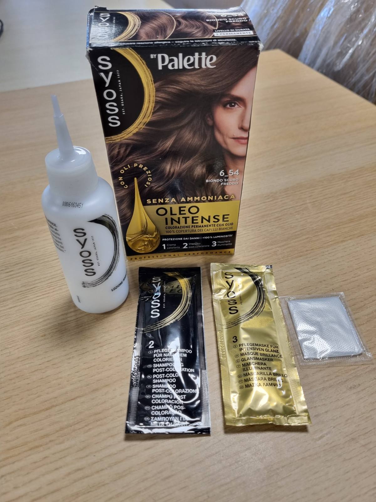 272401 - SYOSS PALETTE OLEO INTENSE, 6-54 NGJYRË KAFE E ÇELTË HIRI