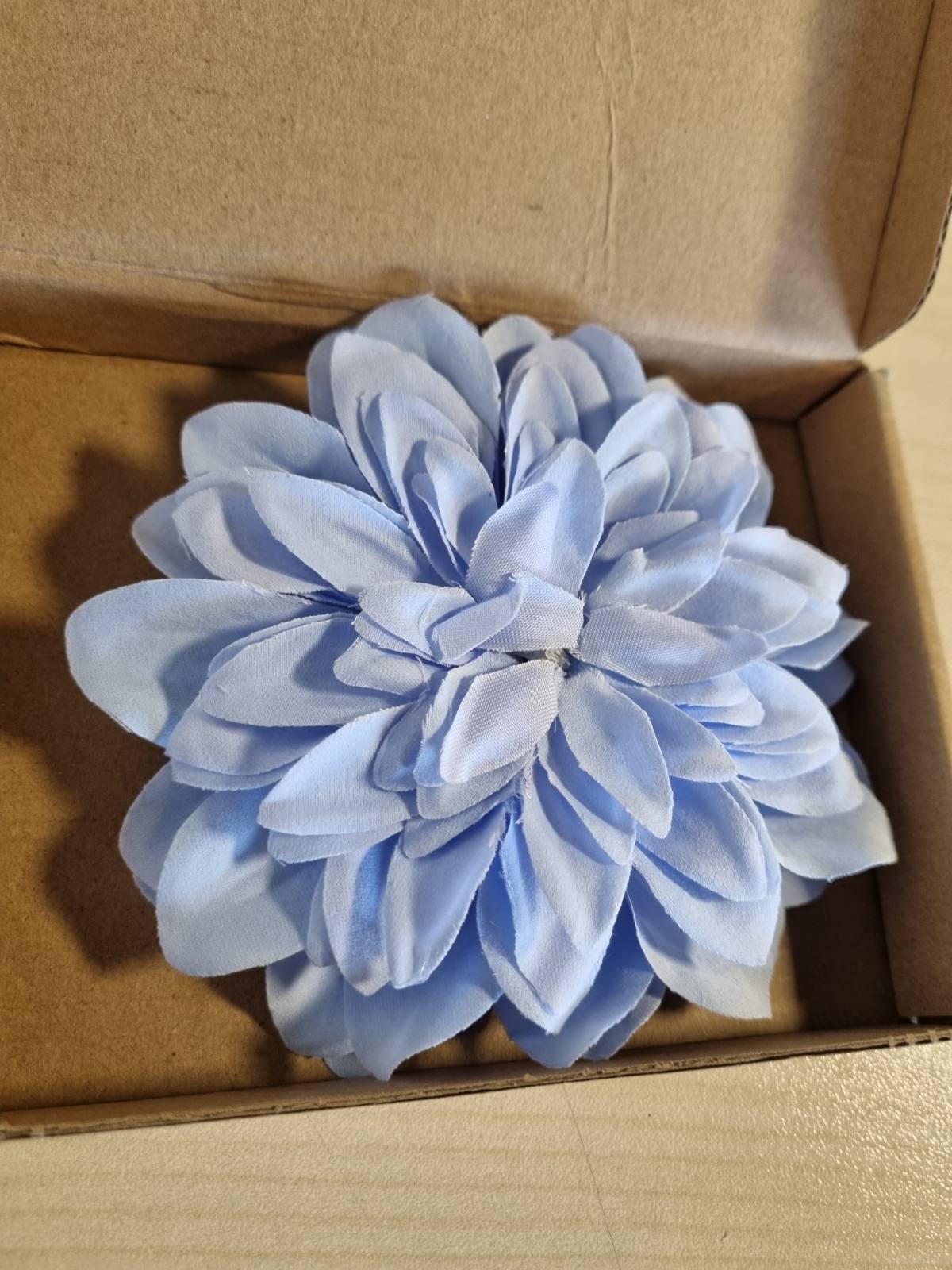 272421 - Kapëse Flokësh me Lule, Ideale për Dasma, Ngjyra: Blu