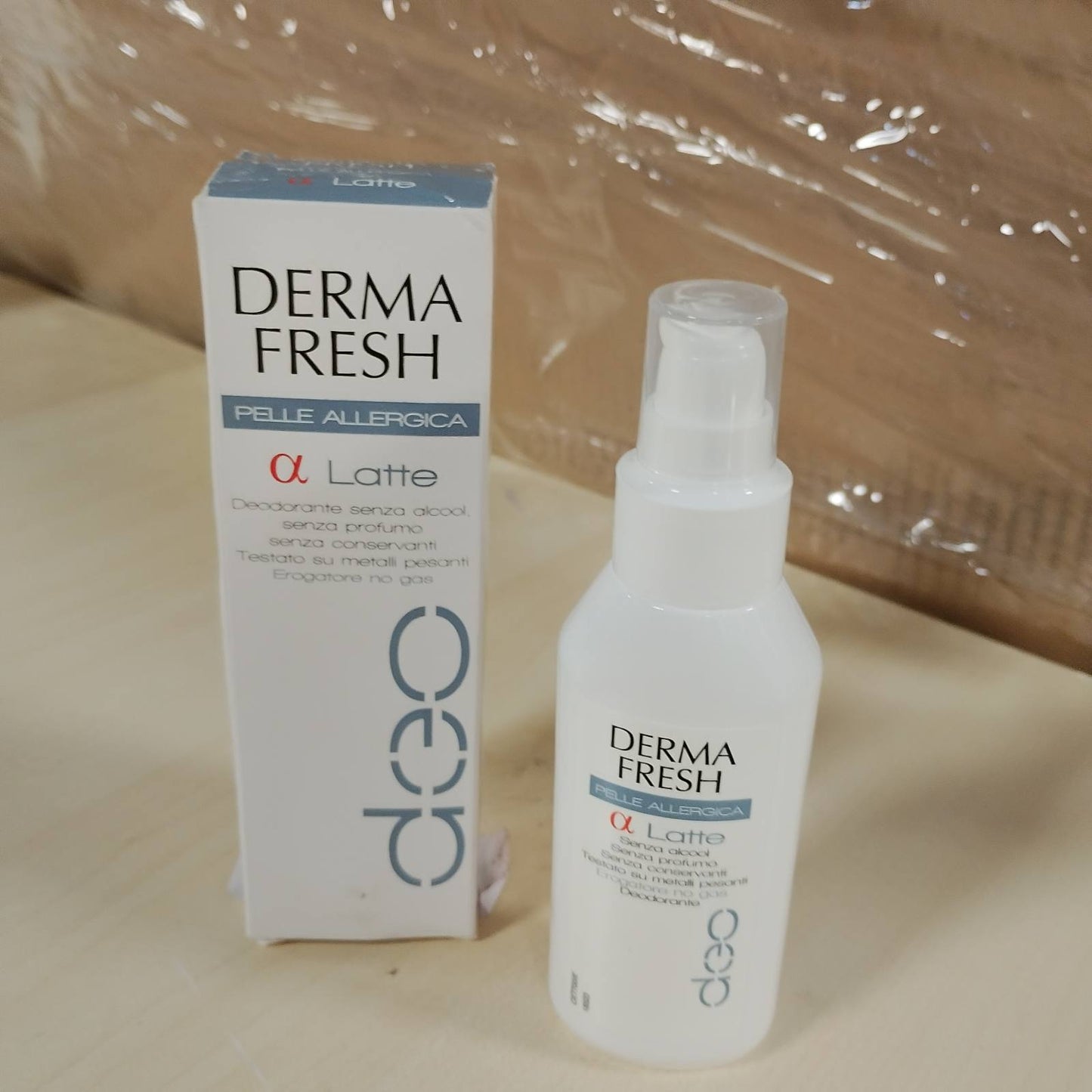 272431 - DERMAFRESH Deodorant Hipoalergjik për Lëkurë me Qumësht, Pa Alkool dhe Pa Parfum, 100 ml