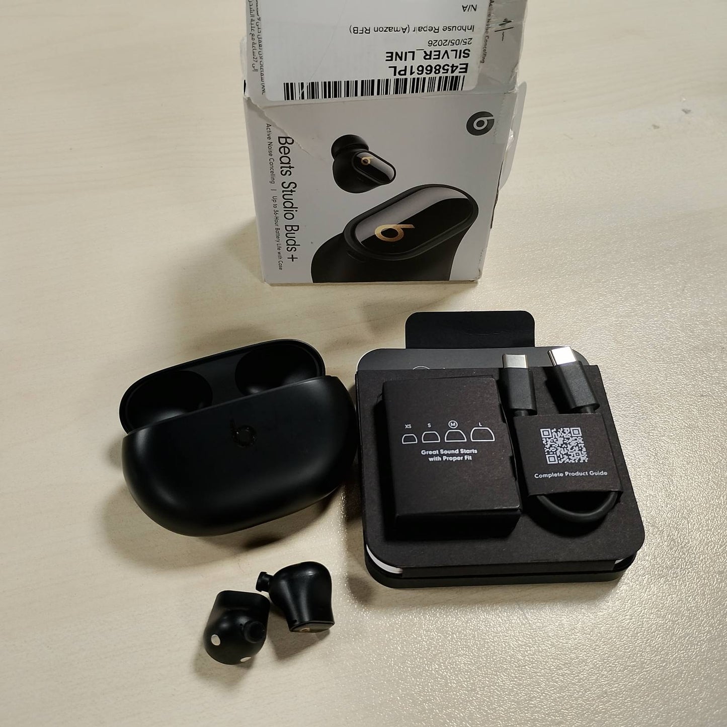 272646 - BEATS STUDIO BUDS +, Kufje Pa Tel me Anulim Zhurmesh, të Zeza me Ari