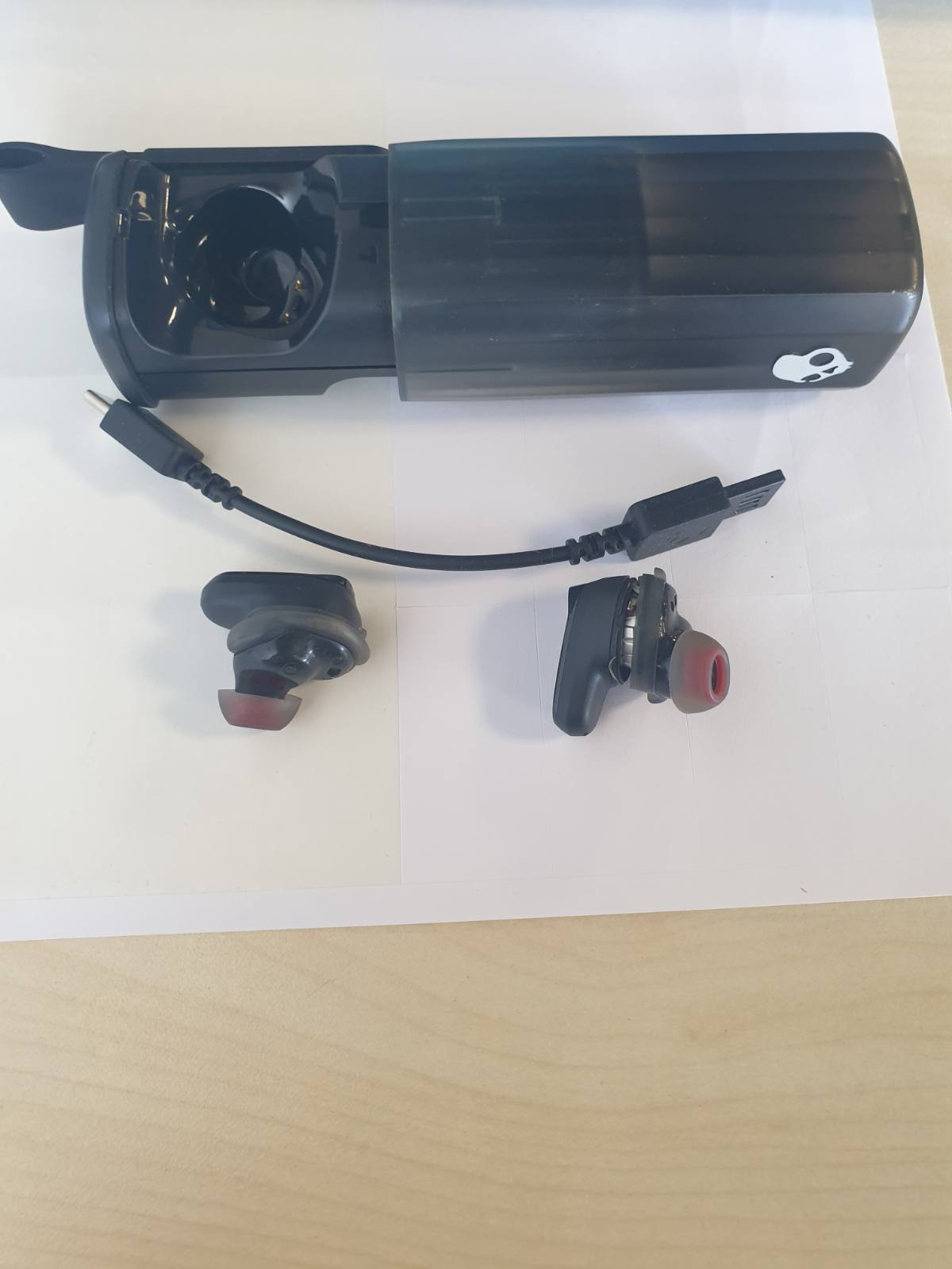 272856 - SKULLCANDY Method 360 ANC Kufje pa tel Bluetooth, me anulim zhurme, bateri deri në 40 orë, rezistente ndaj djersës dhe ujit, mikrofon për iPhone dhe Android - të zeza
