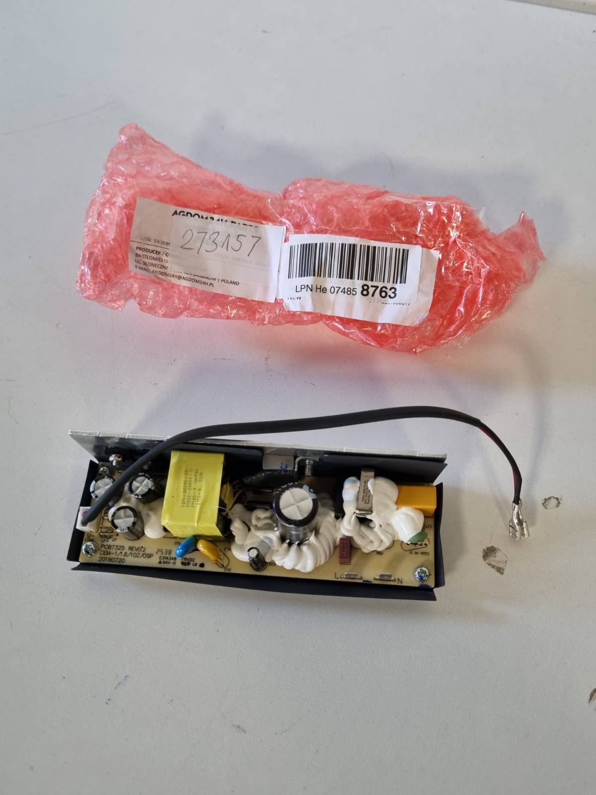 273157 - Modul furnizimi me energji, elektronik, furnizim me energji për shpërndarësin e birrës, i pajtueshëm me Philips 642001000017