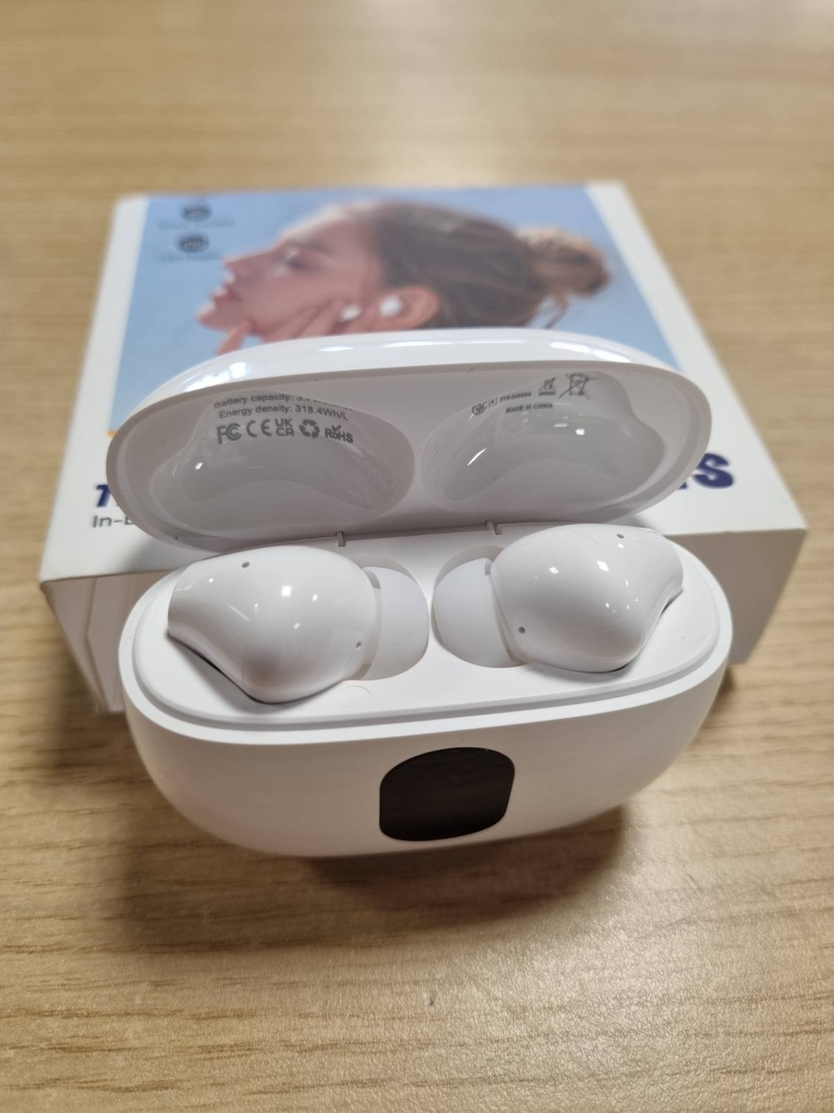 273221 - ZZU Kufje Bluetooth 2026 Pa Tel, Bluetooth 5.4, 4 Mikrofonë ENC, Ekran LED, 48 orë kohë luajtjeje, IPX7 të Ujitshme