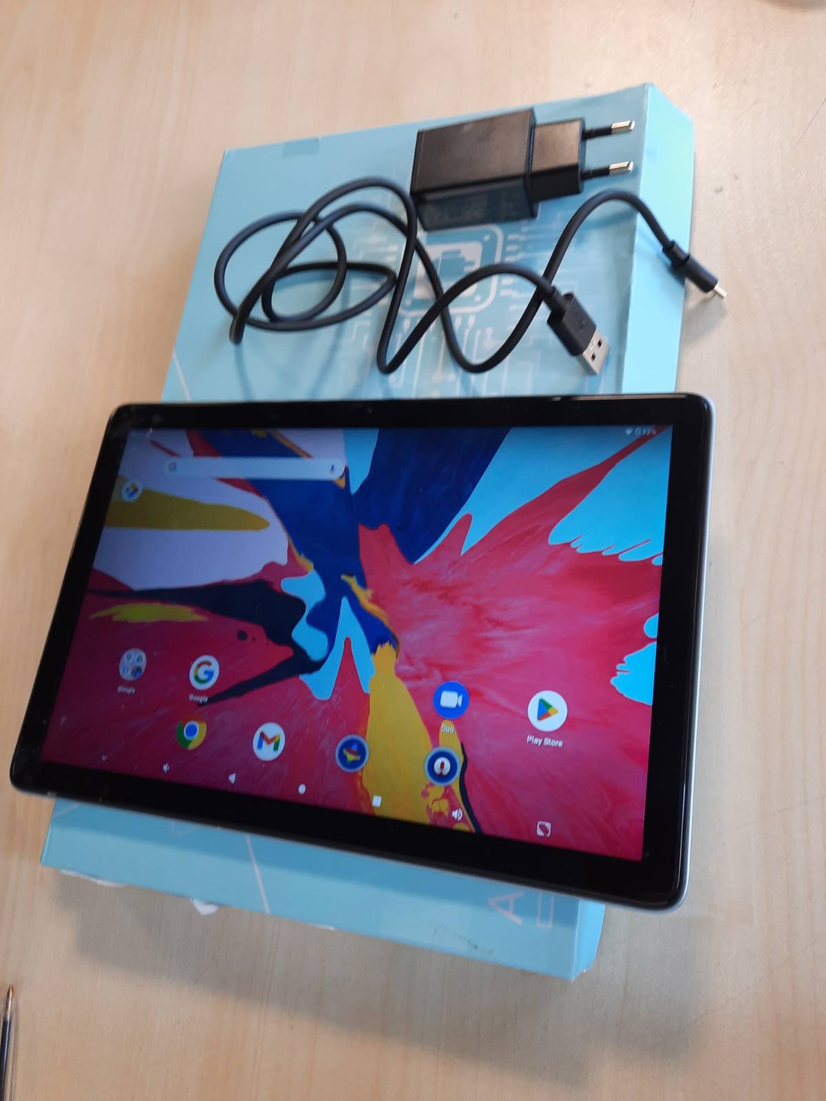 273322 - SIMPLORI 10 Zoll, Tablet Android 15, 20GB RAM, 128GB ROM, Bateri 8580 mAh, Octa-Bërthamë, 5G WIFI, Kamera 5+13MP, Bluetooth 5.2, ngjyrë Blu