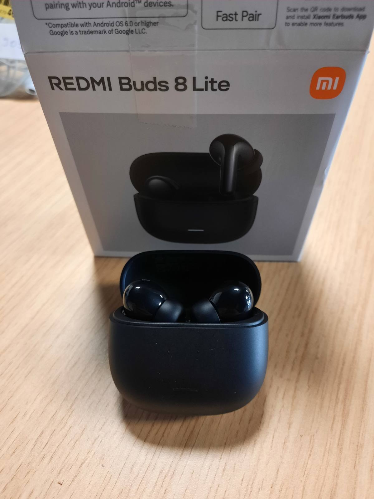 273596 - XIAOMI REDMI Buds 8 Lite: Kufje Bluetooth True Wireless, 42dB ANC, altoparlant 12.4 mm, deri në 36 orë jetëgjatësi baterie, Bluetooth 5.4, e zezë