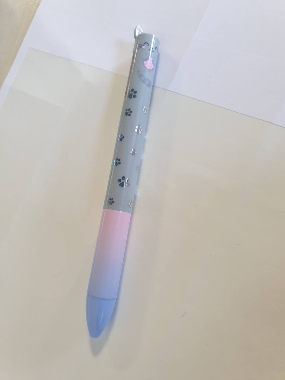 274736 - LEGAMI Stilolaps me Dy Ngjyra Click & Clack, Temë Maceje, Bojë Blu dhe Rozë, Diametër Maje 1 mm
