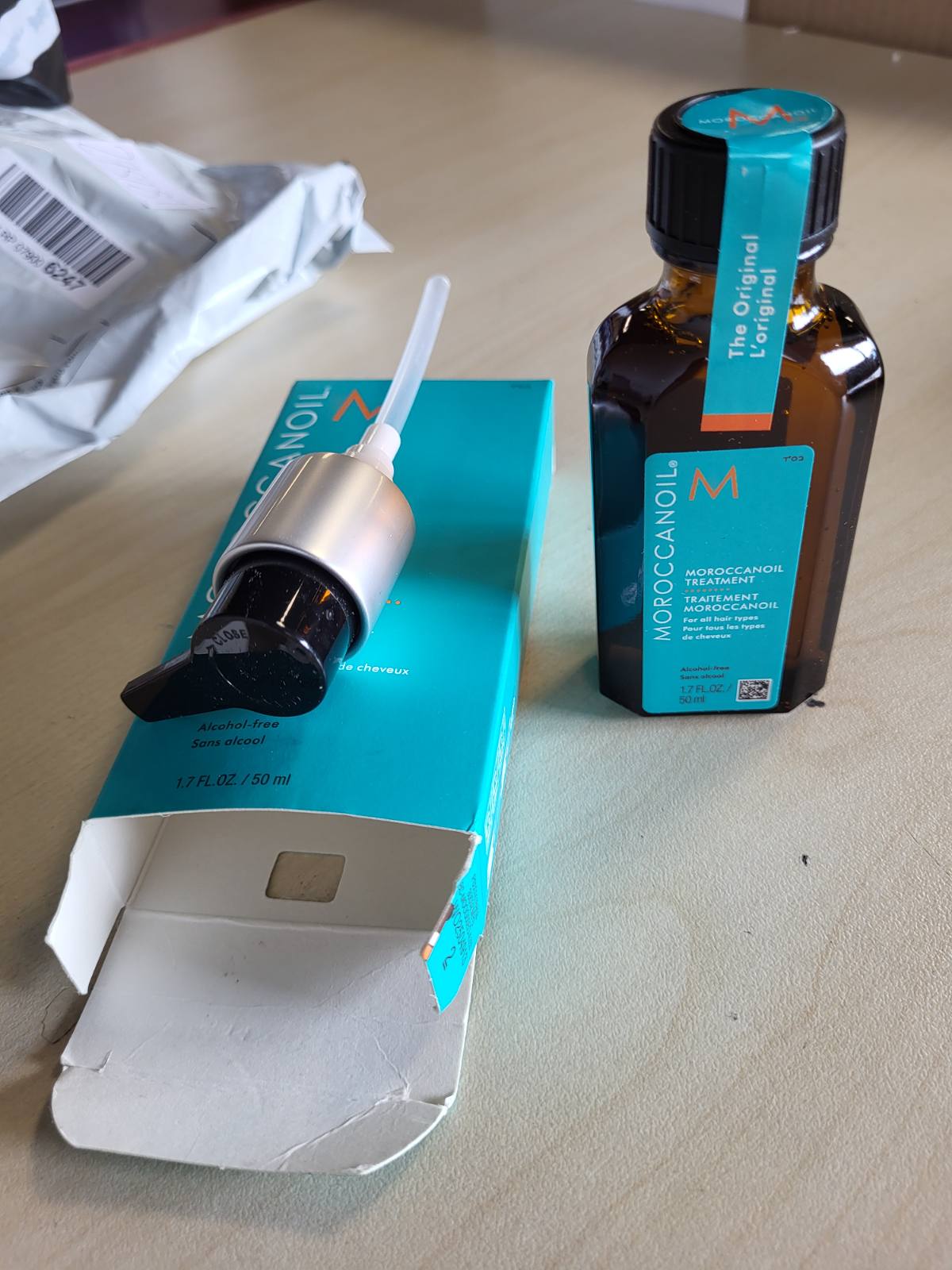 275181 - Vaj për trajtimin e flokëve me vaj marokenoil