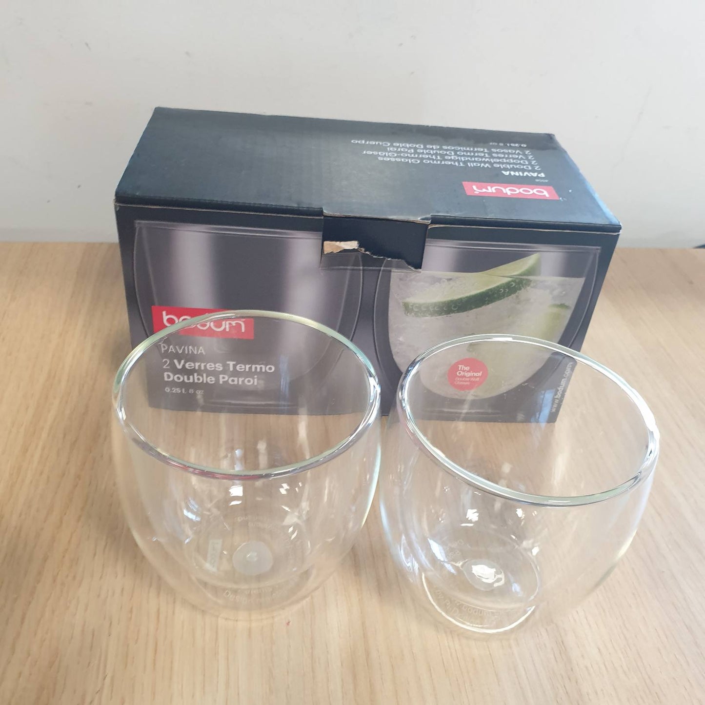 275504 - Gotat termike me dy shtresa PAVINA - 0.25 l / 8.5 fl. oz, 1 palë