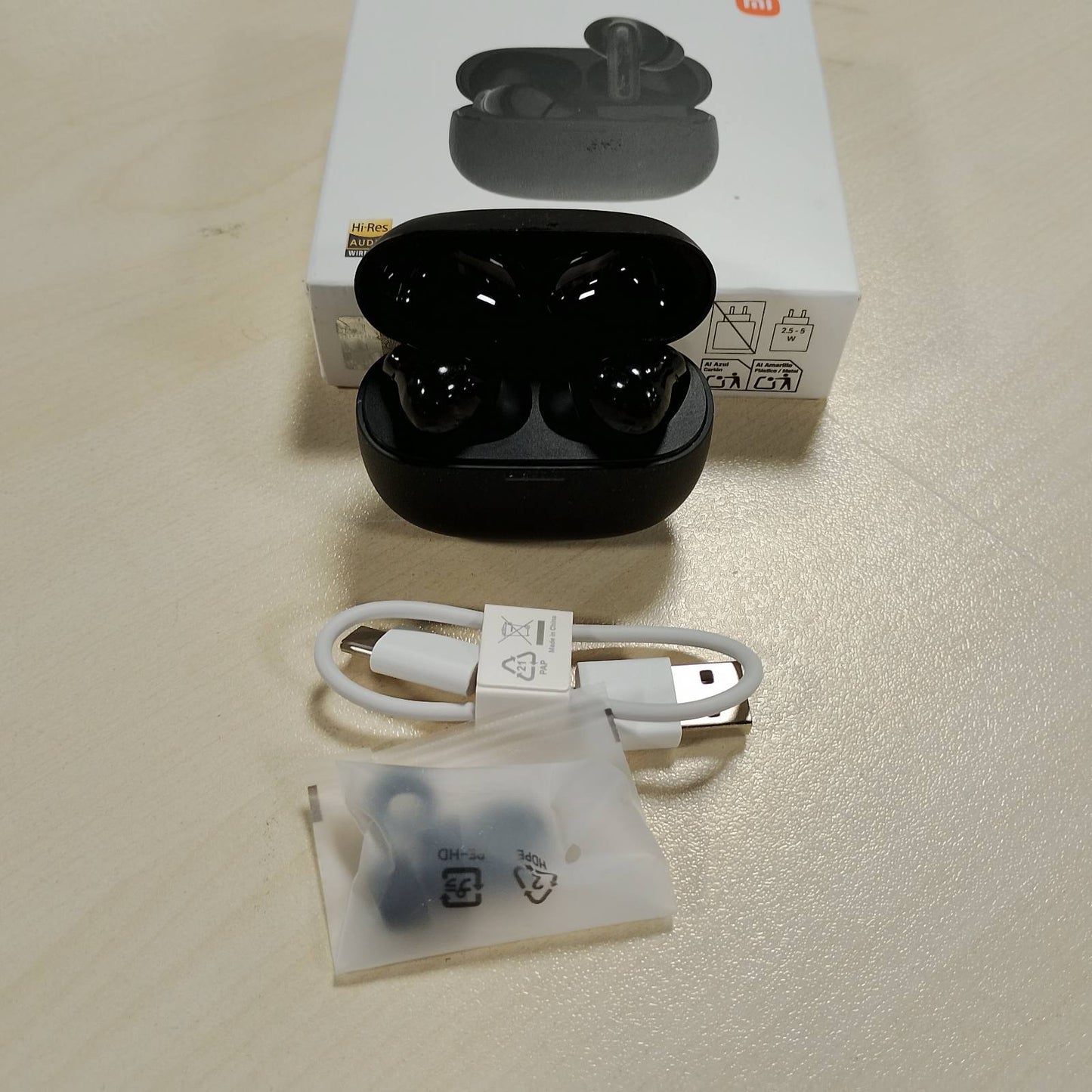 276422 - XIAOMI Redmi Buds 5 Pro, Kufje me Anulim Zhurme, Jetëgjatësi Baterie deri në 38 Orë, Tingull Hapësinor, E Zezë