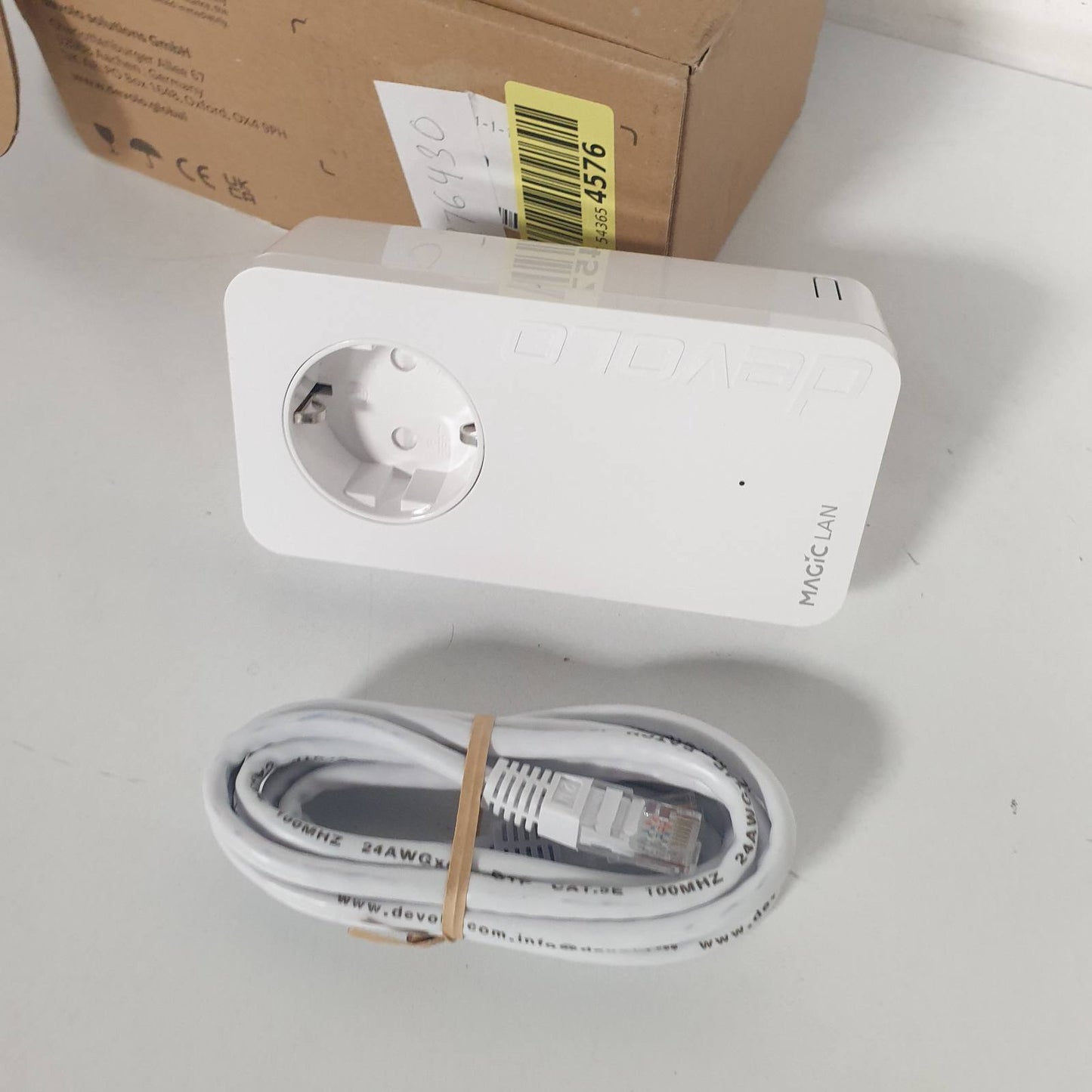 276430 - DEVOLo Adaptor zgjatues Magic 1 LAN, LAN Powerline deri në 1200 Mbit/s, 1 portë Gigabit LAN, ideal për zyrë në shtëpi, dLAN 2.0, i bardhë