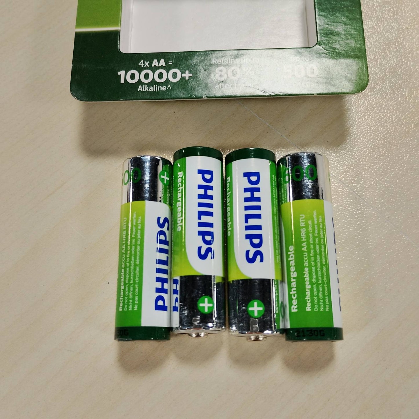 276919 - PHILIPS – Bateri AA HR6/1.2V, rikarikueshme, NiMH, 4 copë
