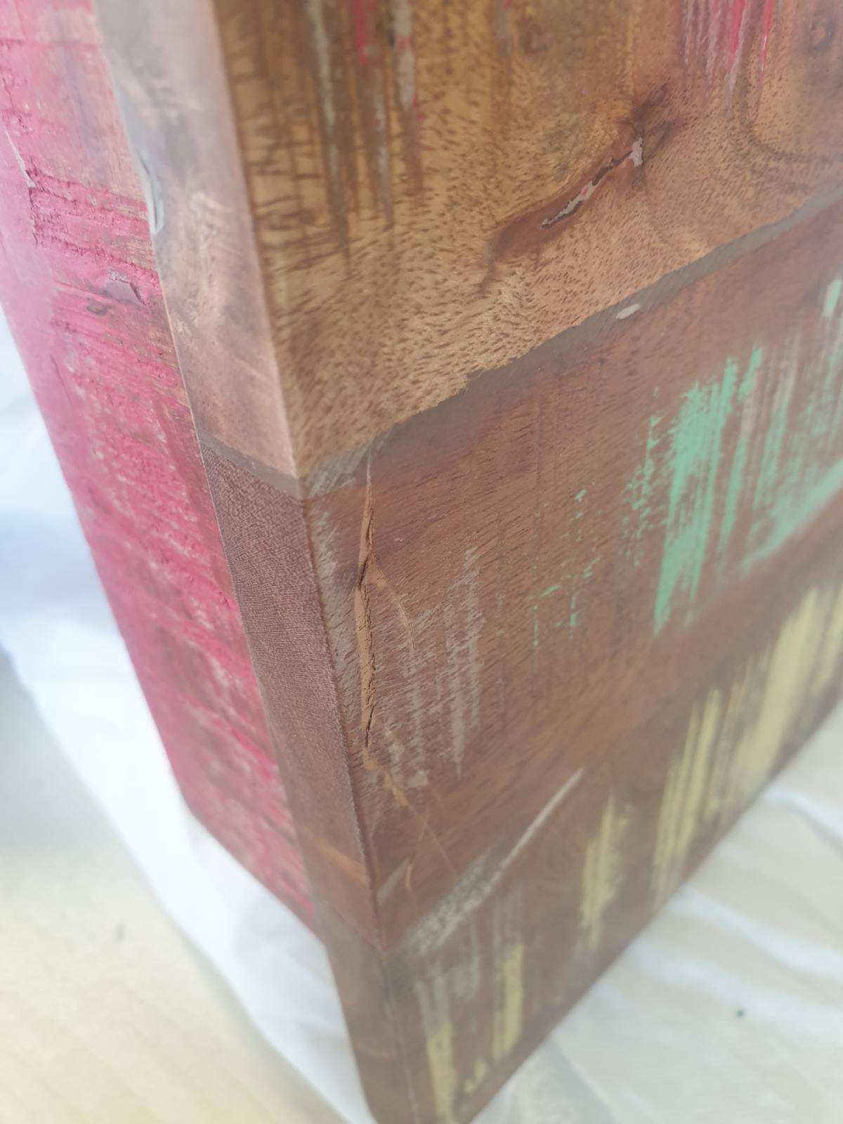 280465 - vidaXL Tavolinë Ngrenie 110x55x76 cm Dru i Fortë i Ricikluar