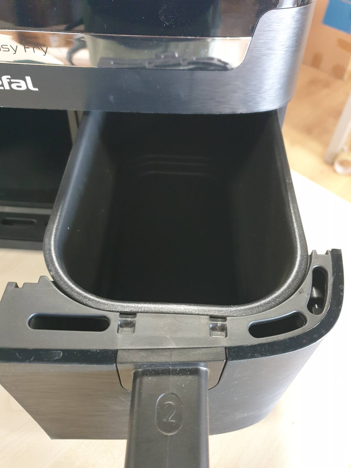 288118 - TEFAL Fritezë me ajër të nxehtë Dual Easy Fry, Kapacitet 8.3L, 2700W, 7 programe, EY9018