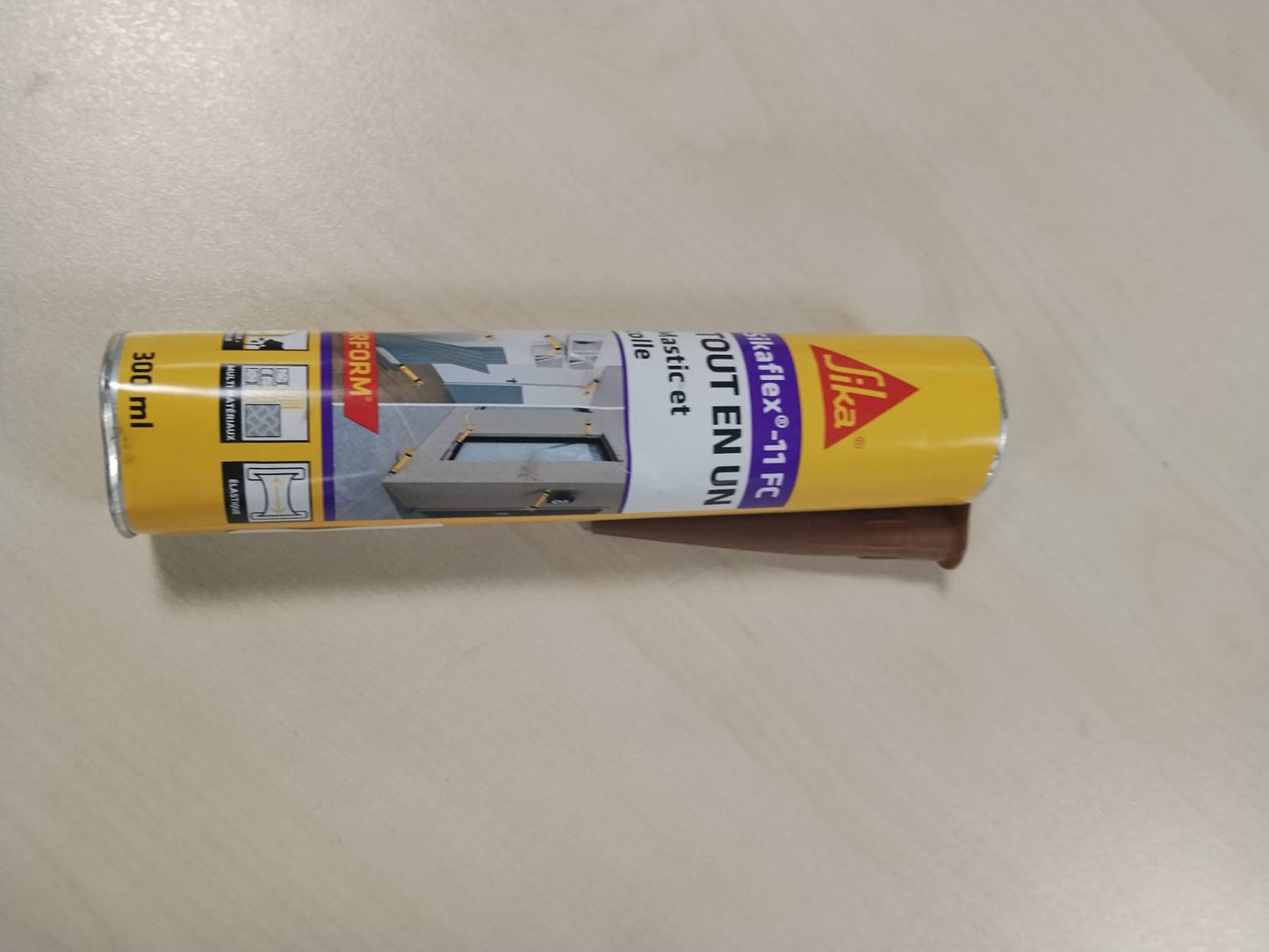 289249 - SIKA Ngjitës shumëfunksional Sikaflex 11 FC Purform Brown, 300 ml, për bashkime dhe ngjitës, Brenda dhe jashtë, Tharje e shpejtë