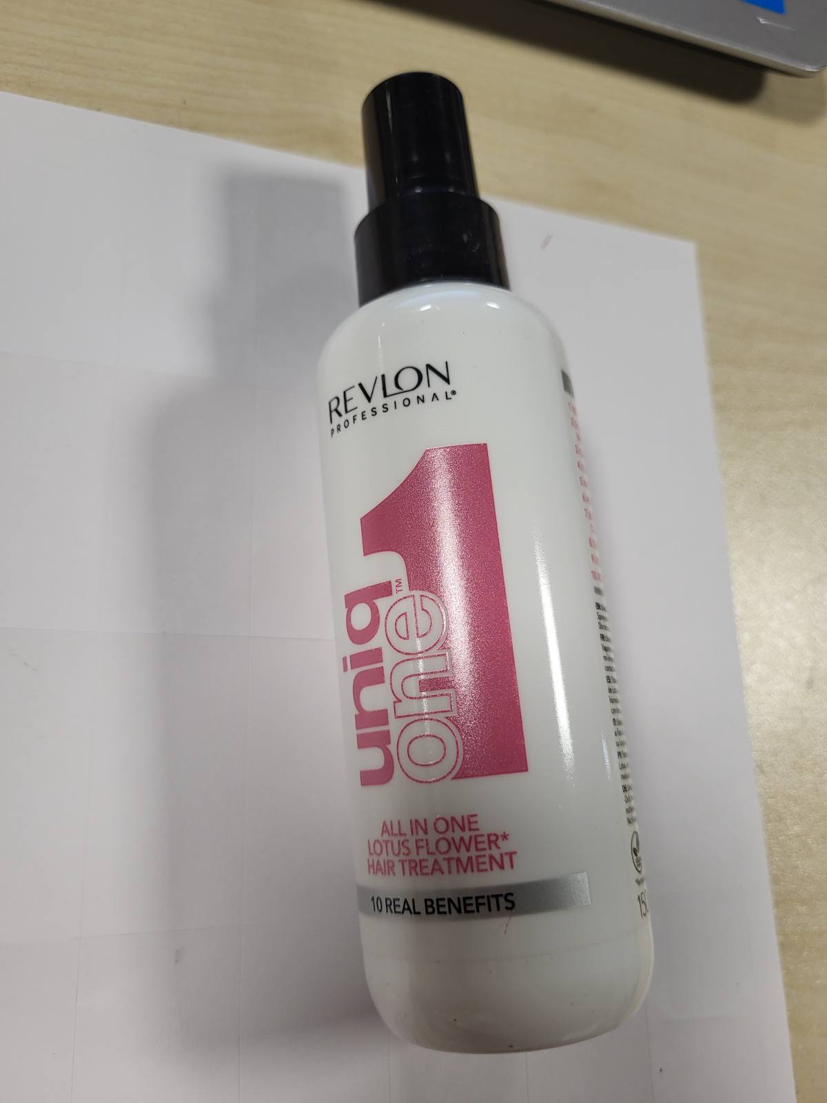 290366 - REVLON PROFESSIONAL Trajtim për flokët UniqOne me lule lotusi, 150ml, Trajtim për flokët pa shpëlarje, sprej kundër kaçurrelave, vegan