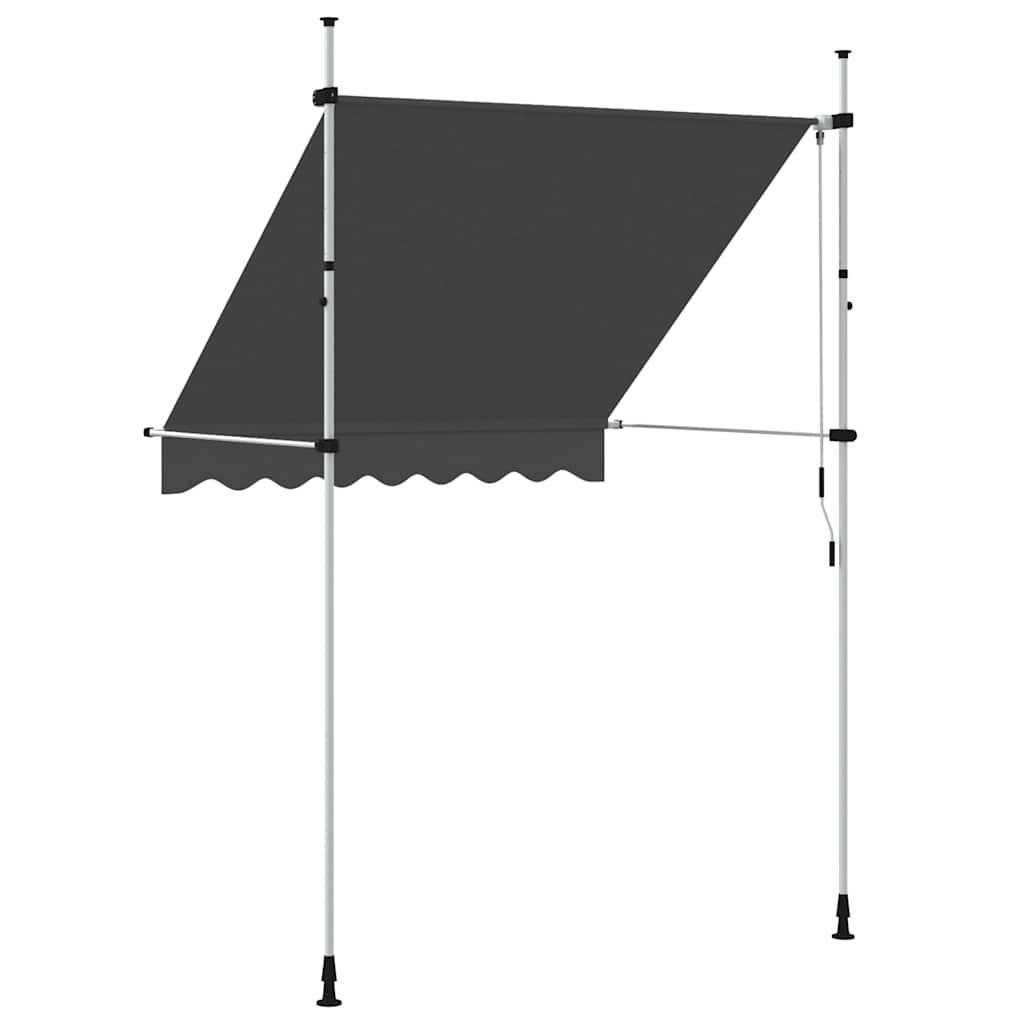 291396 - Tendë vidaXL e tërheqshme manuale 300 cm, ngjyrë antraciti