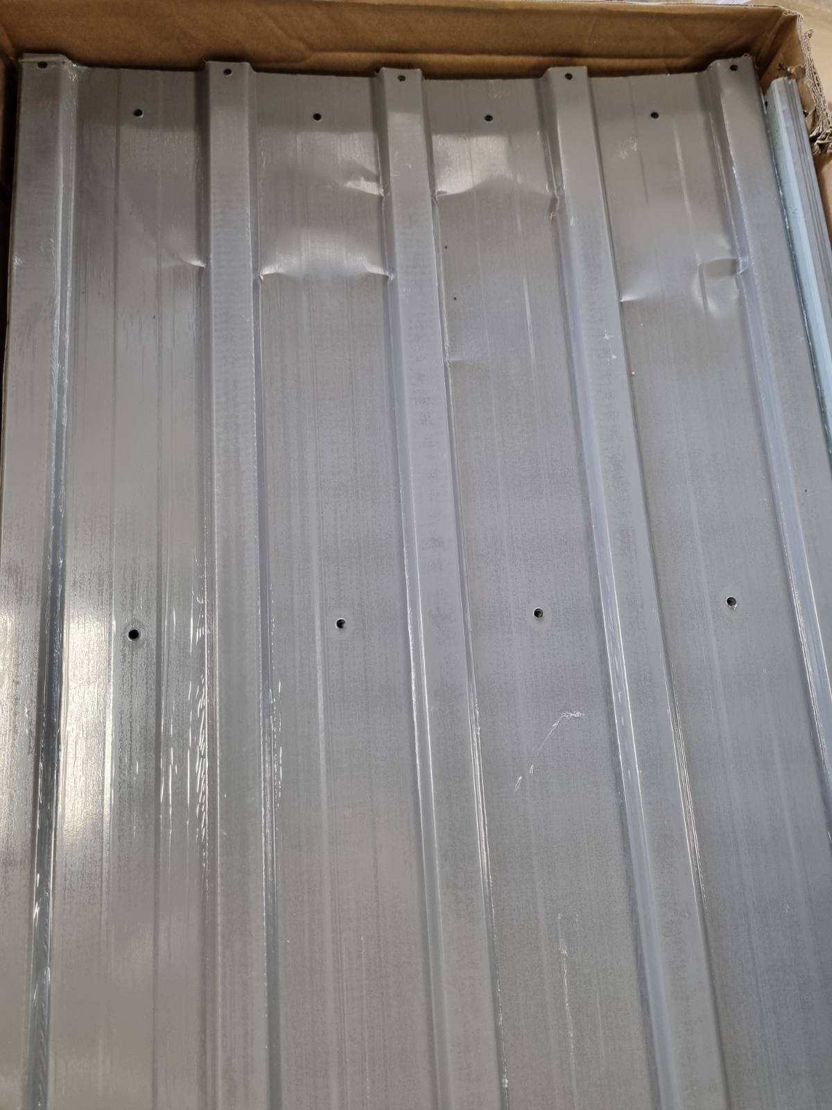 291474 - vidaXL Kuti Ruajtjeje për Kopsht, Ngjyrë Gri 150x95x90 cm