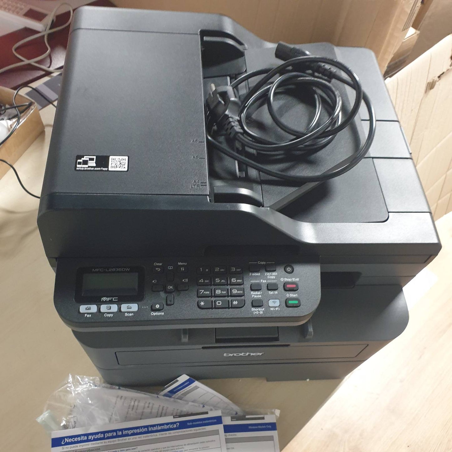 292073 - BROTHER MFC-L2835DW Printer Shumëfunksional 4-në-1 (Printim/Skanim/Kopjim/Faks) Lazer Bardh e Zi - WiFi dhe Ethernet