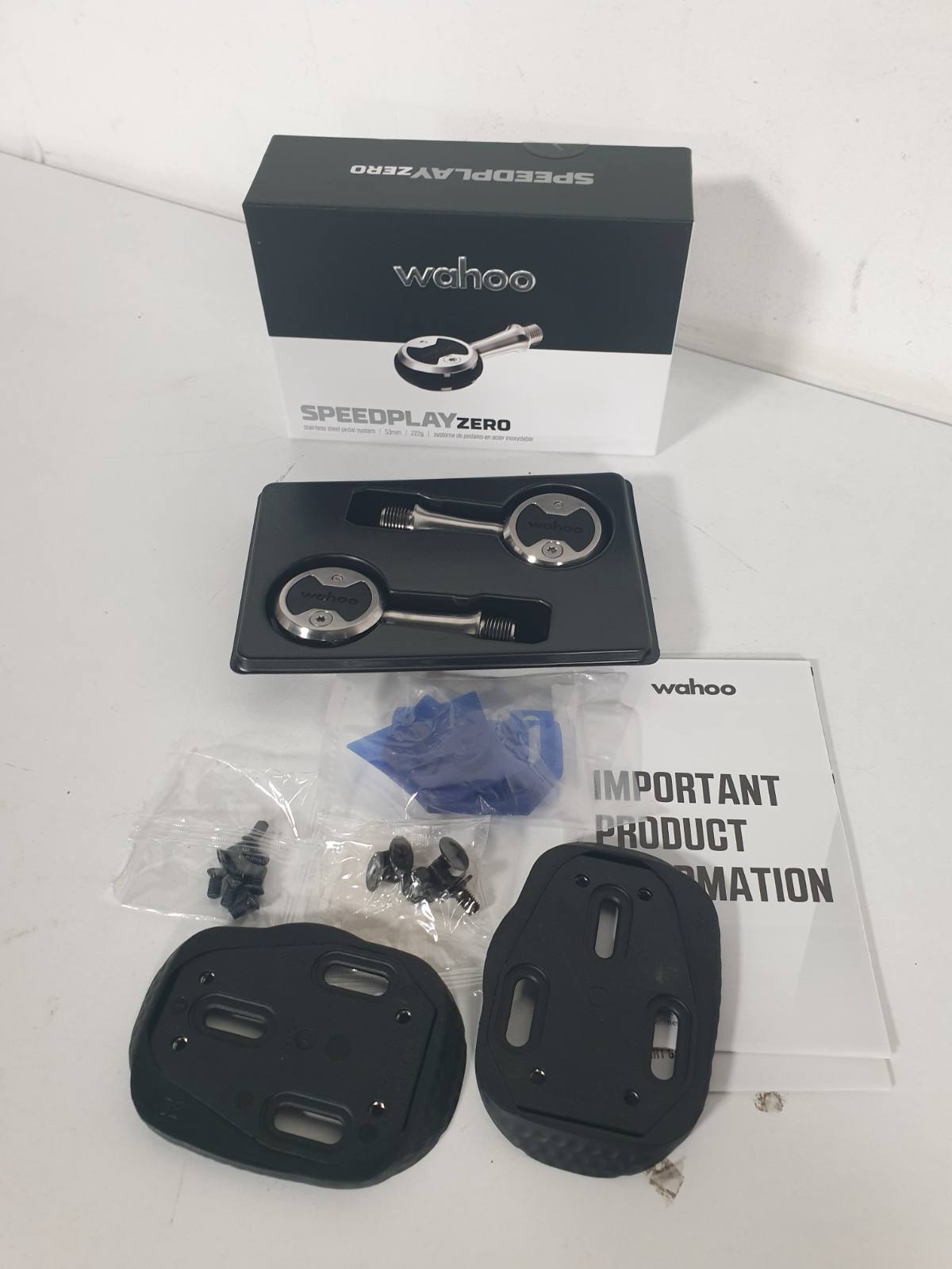 292085 - Wahoo Fitness Pedale Speedplay Zero, çelik inox