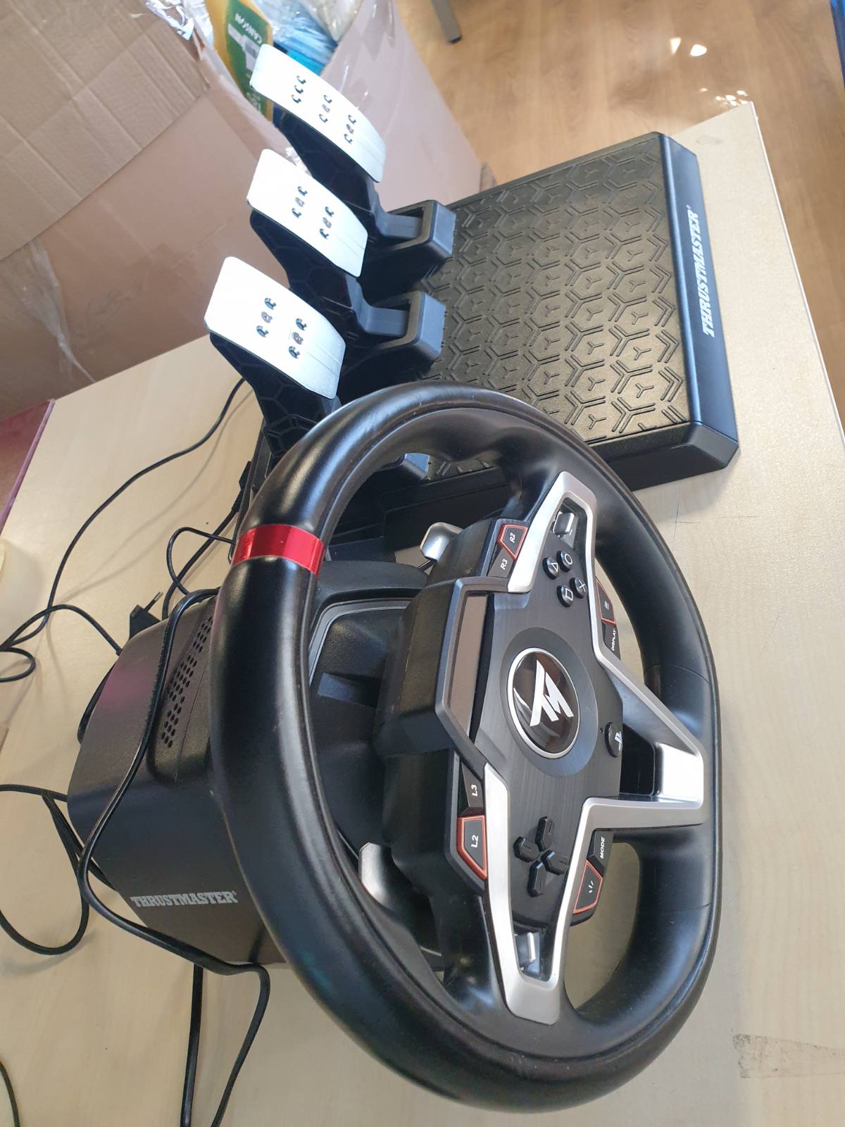 295020 - THRUSTMASTER T248R, Set rrotash dhe pedalesh garash me reagim force 3.1 Nm, për PS5, PS4 dhe PC