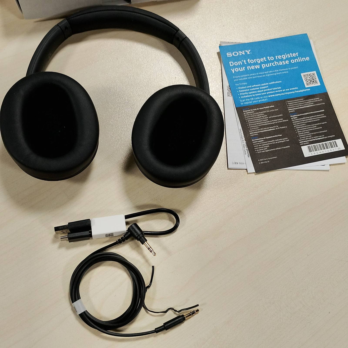 295074 - SONY Kufje Bluetooth WH-CH720N me anulim zhurmash, deri në 35 orë jetëgjatësi baterie, karikim të shpejtë - të zeza